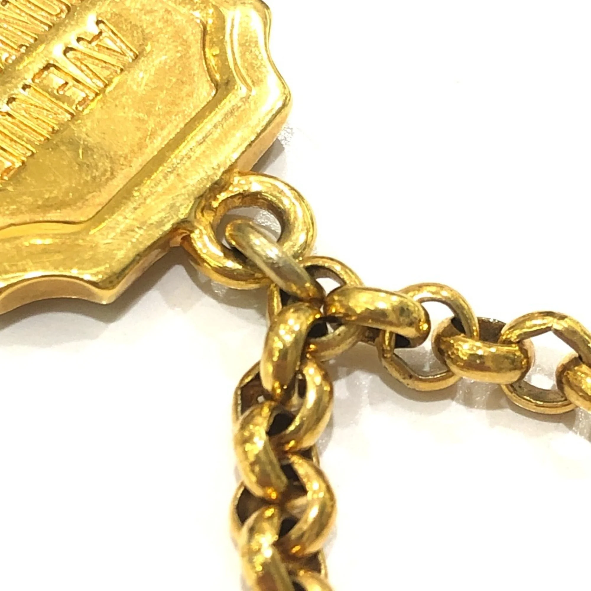 Vintage Bracelet Metal Gold - Image 9
