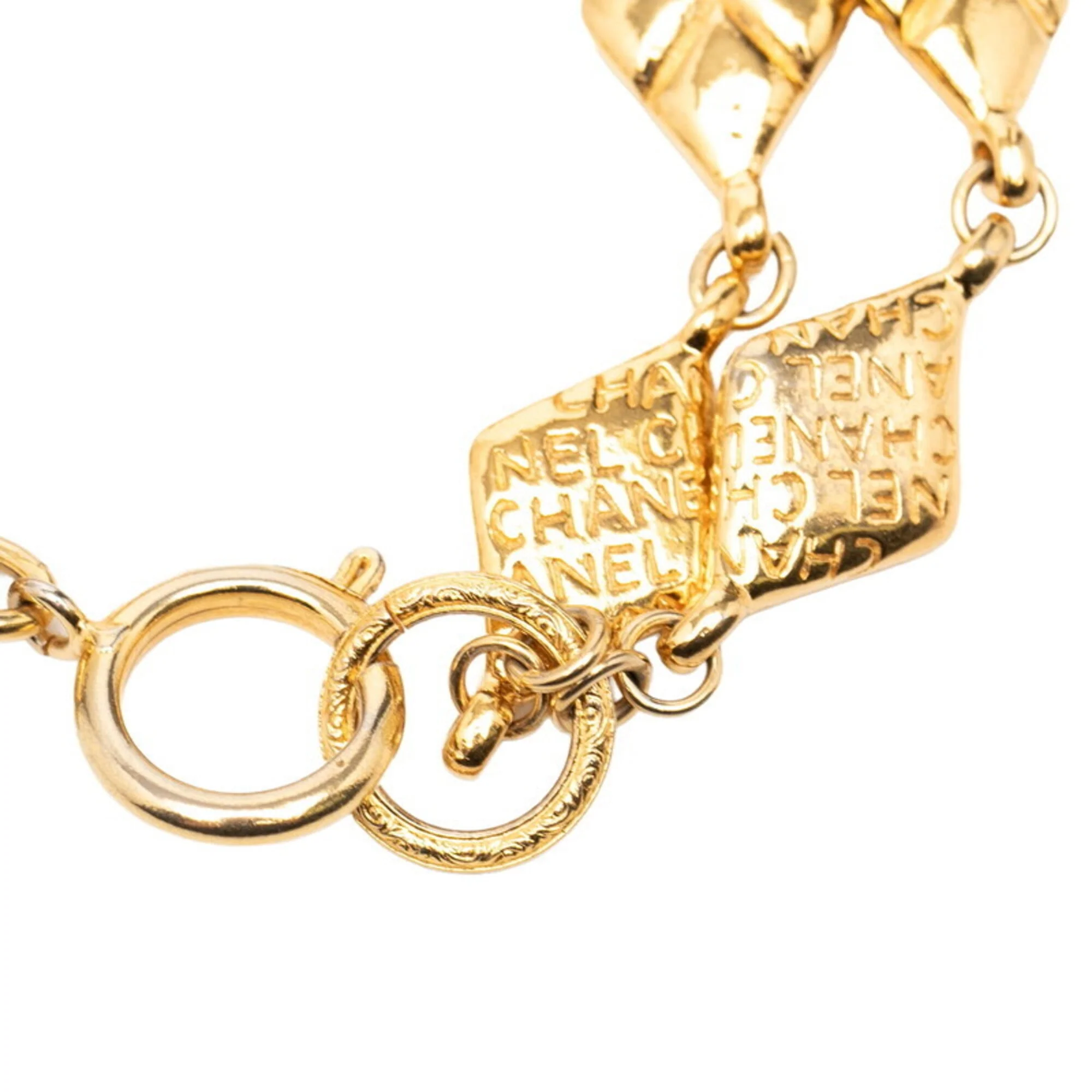 Bracelet Gold Matelassé Double Chain - Image 4