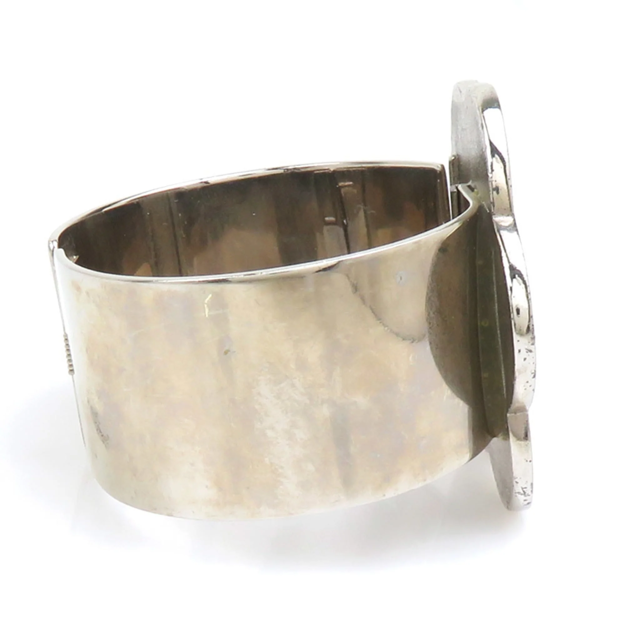 Camellia Bracelet Enamel and Metal - Image 3