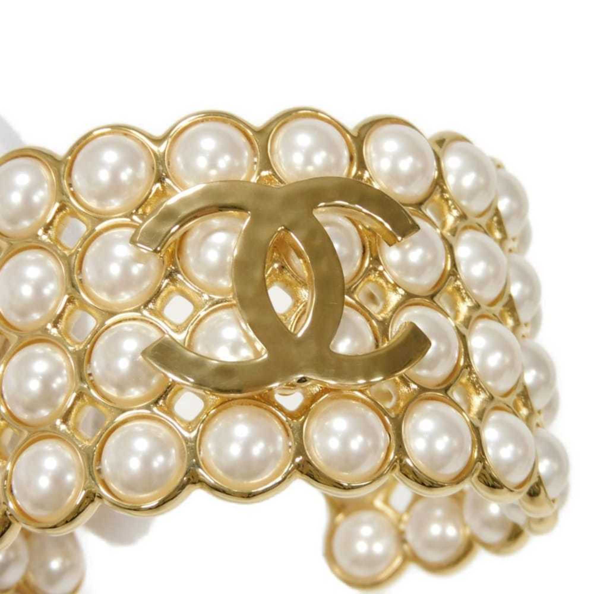 CC Logo Bracelet Gold-Tone Metal - Image 5
