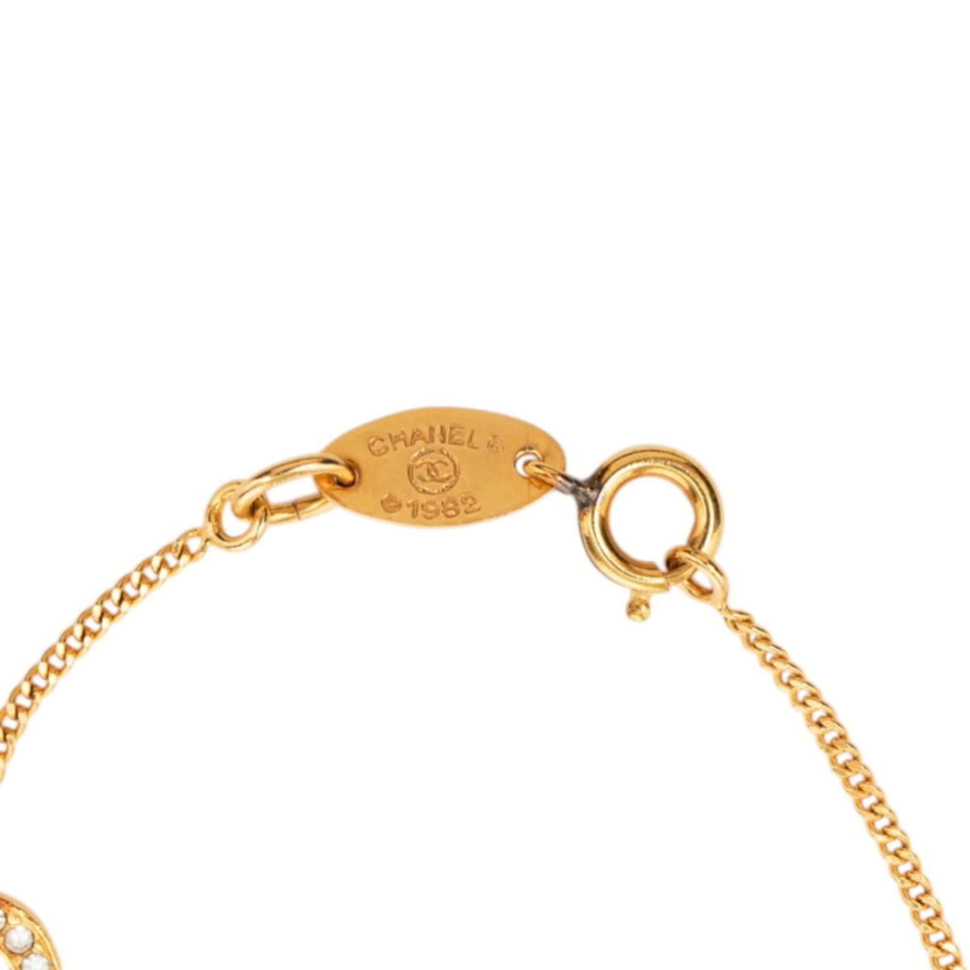 CC Logo Bracelet Gold-Tone Metal - Image 4