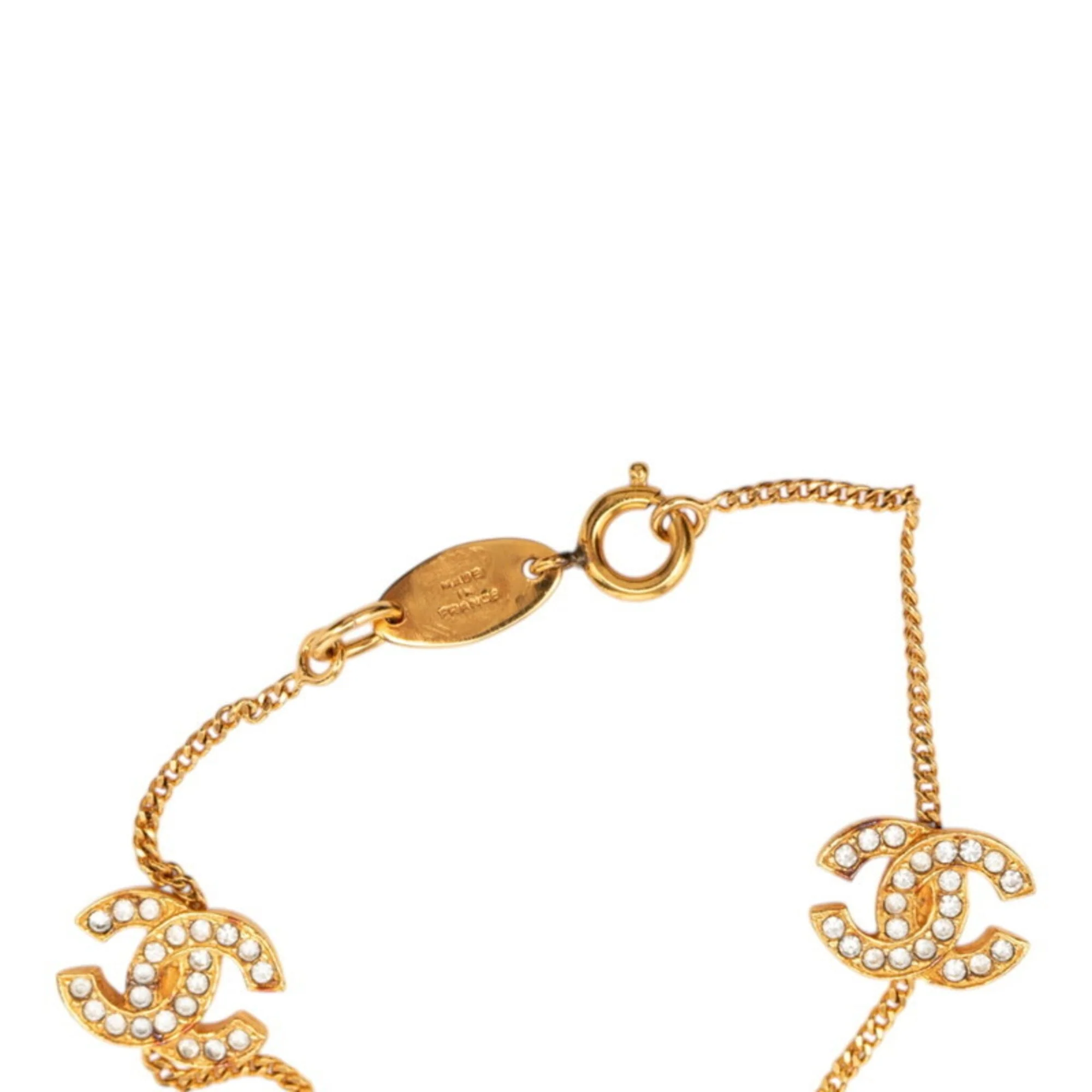 CC Logo Bracelet Gold-Tone Metal - Image 5