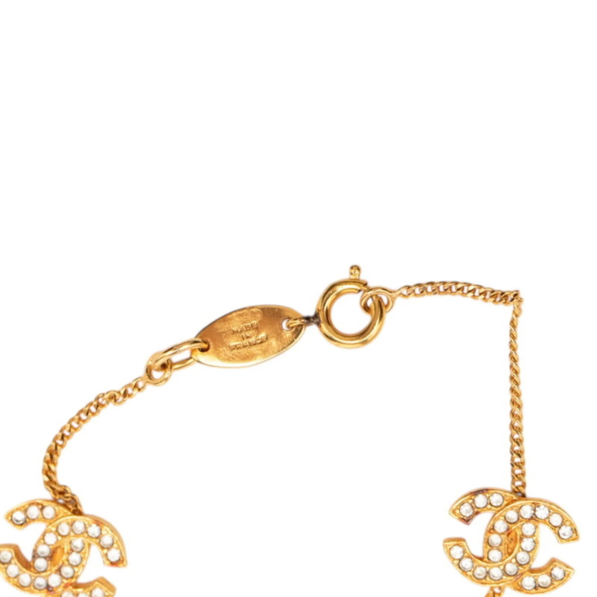 CC Logo Bracelet Gold-Tone Metal - Image 6