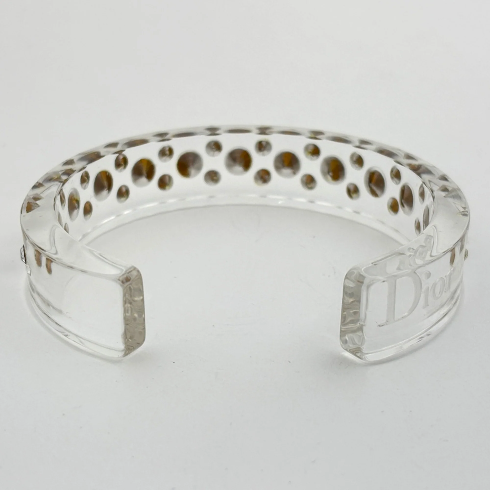 Bangle Clear Plastic Bracelet - Image 3