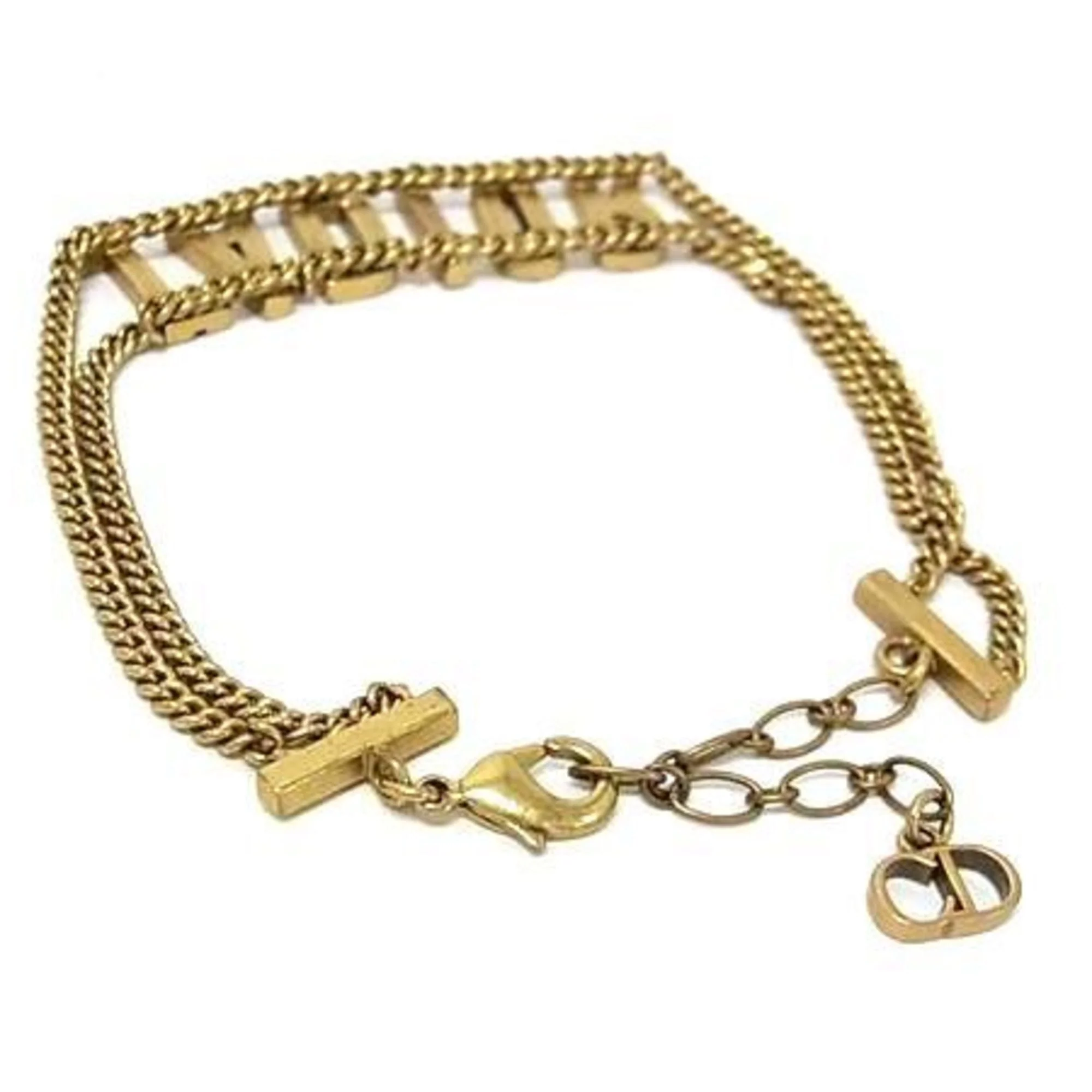 Charm Bracelet Gold Metal - Image 3