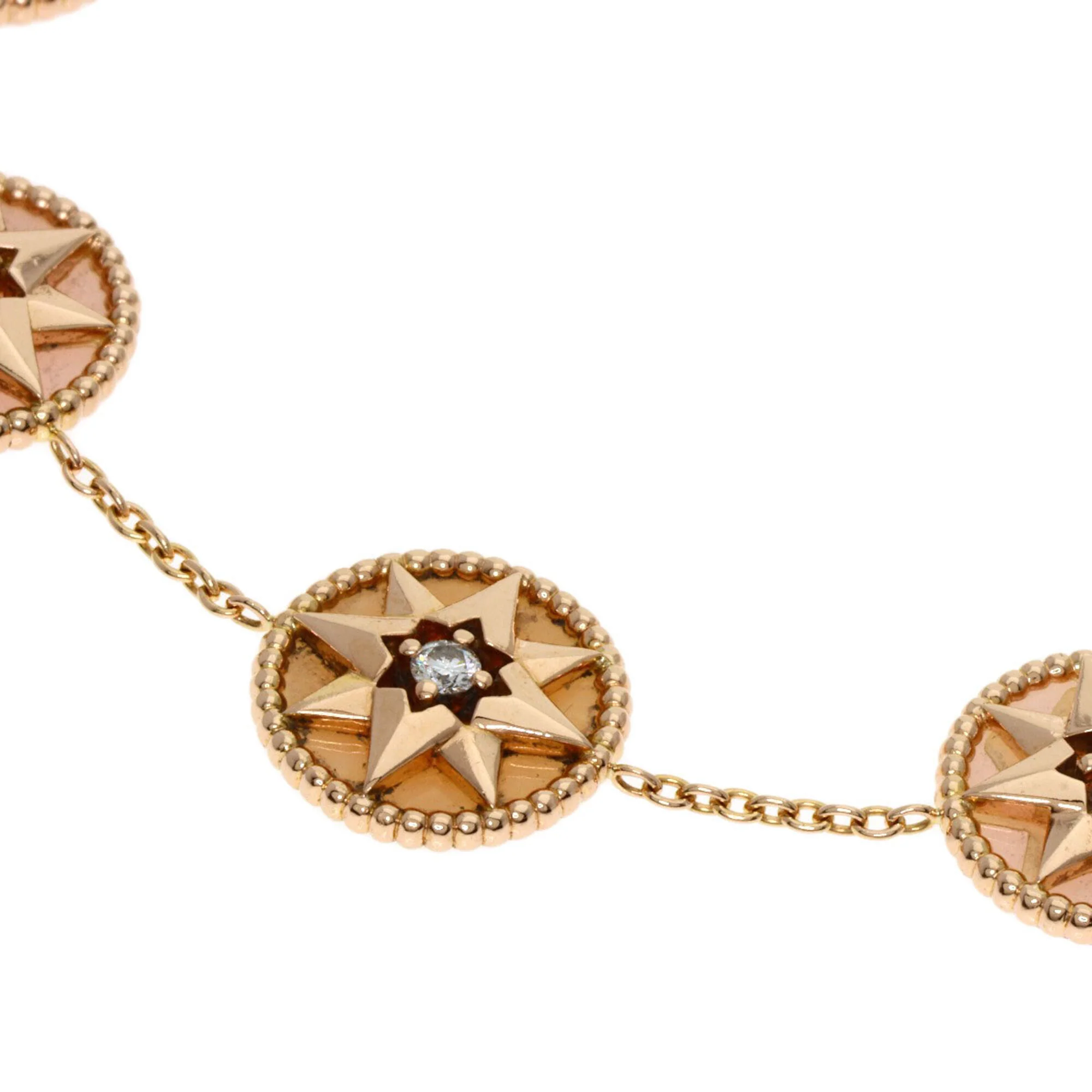 Rose des Vents Bracelet 18K Rose Gold with Diamond and Opal - Image 2