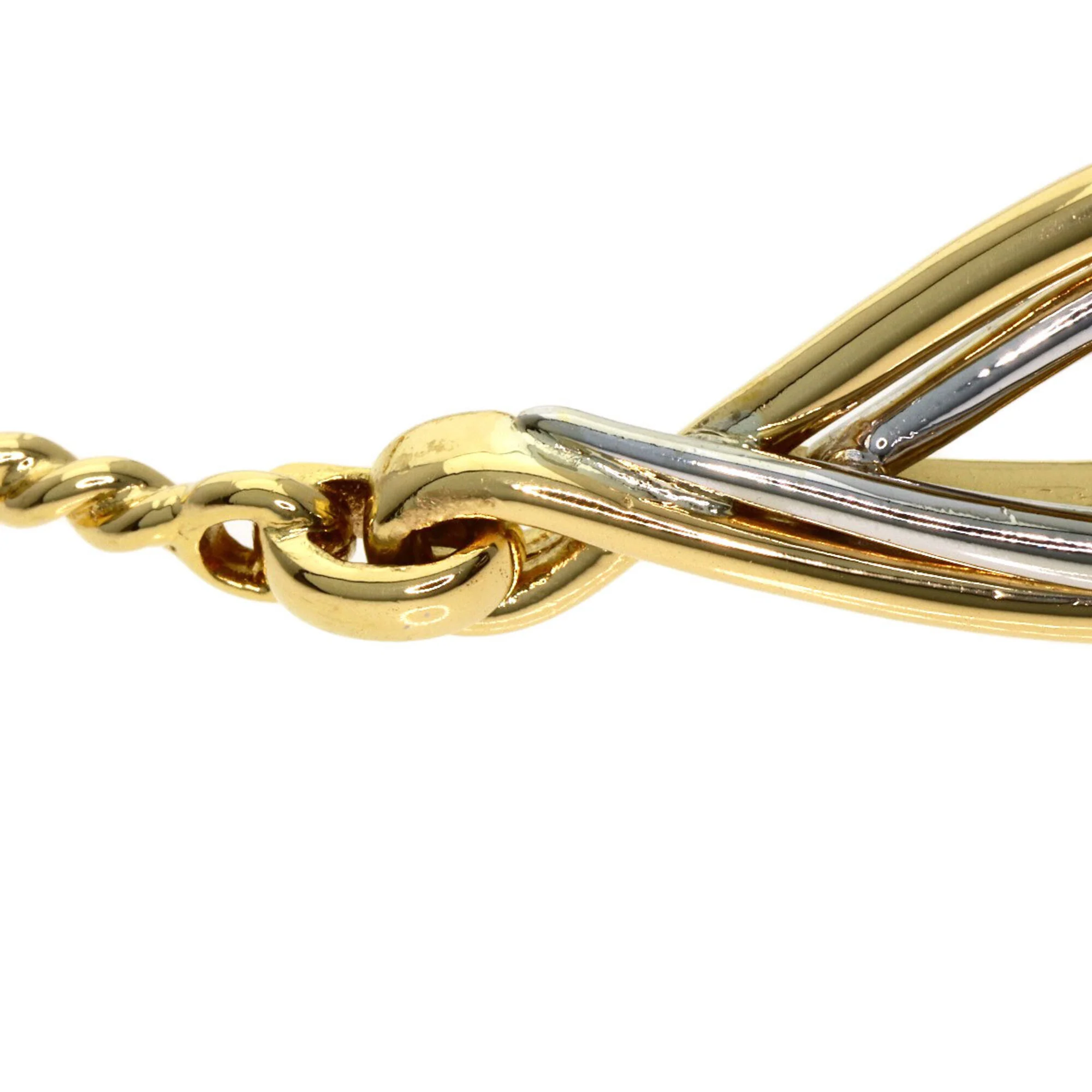 Twist Motif Bracelet 18K White Gold and 18K Yellow Gold - Image 8