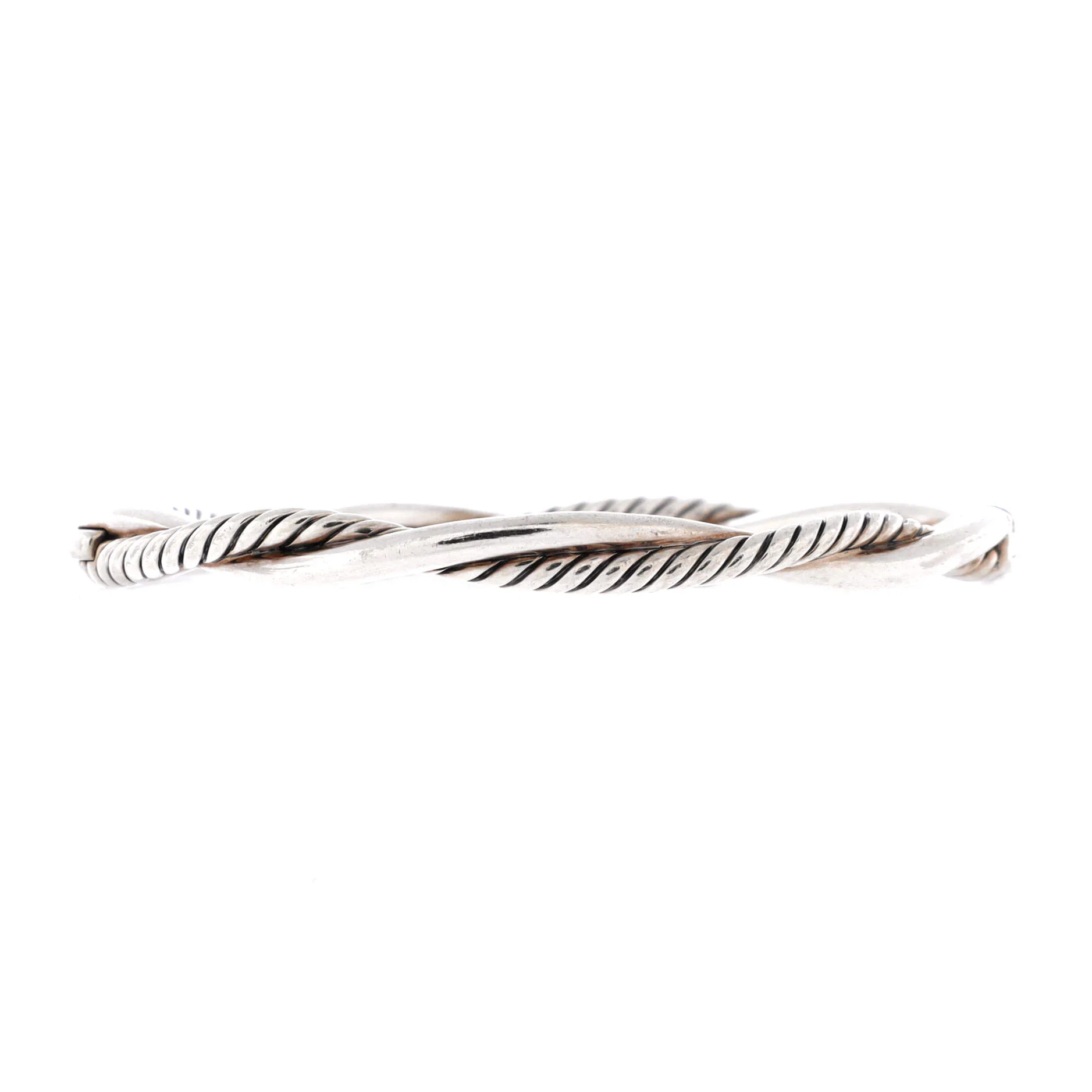 Petite Infinity Bracelet Sterling Silver with Diamonds 4.4MM - Image 3