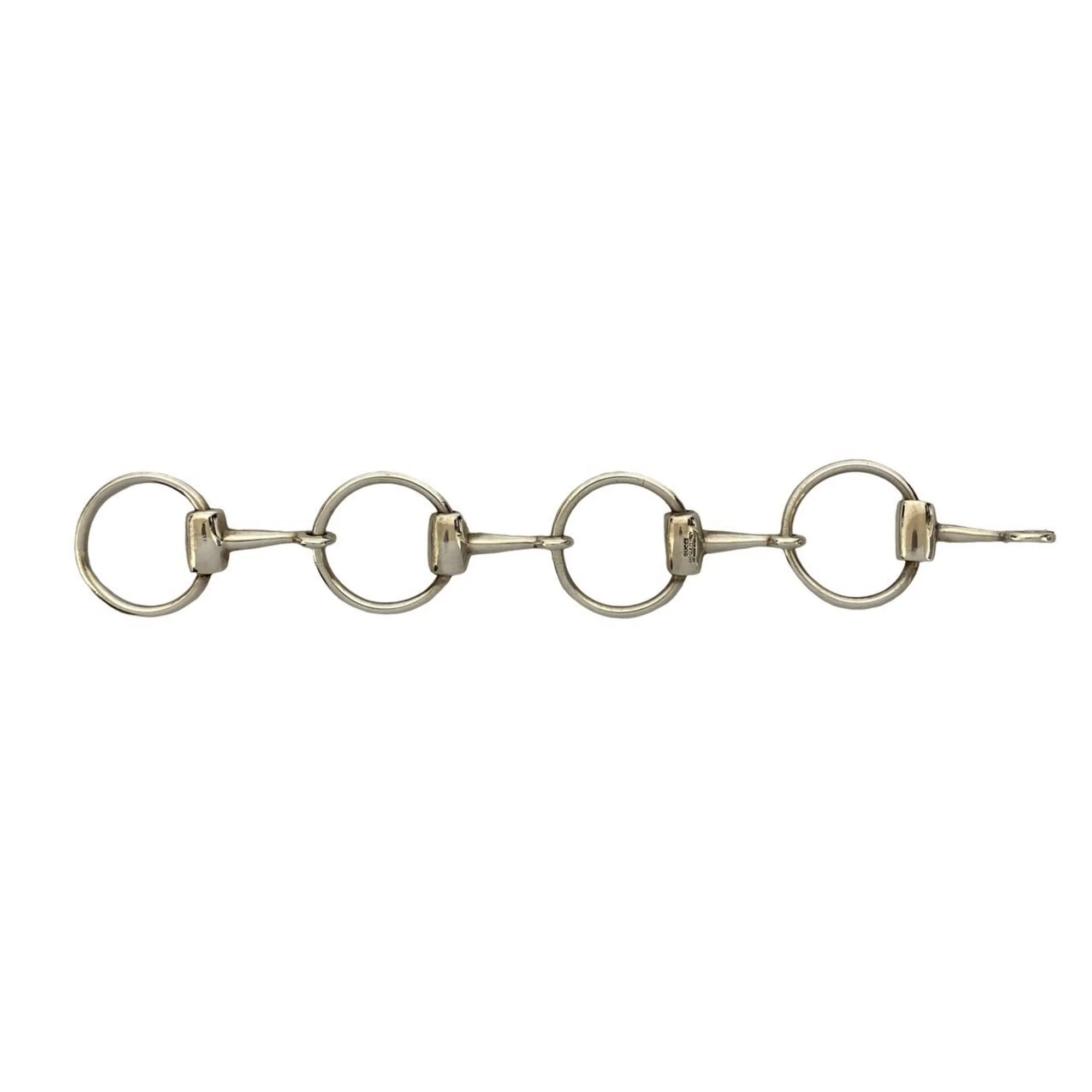 Circle Horsebit Bracelet Sterling Silver - Image 5