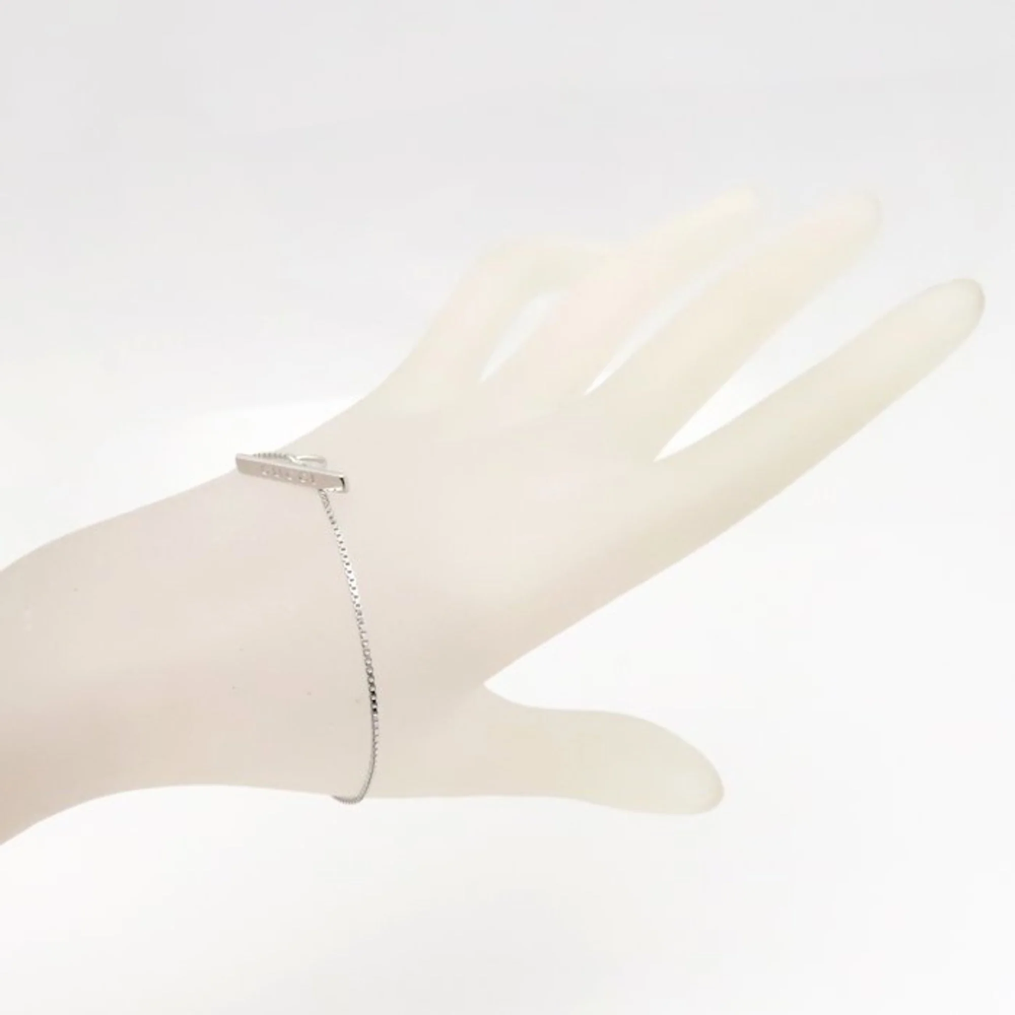 Lariat Bracelet 18K White Gold - Image 3