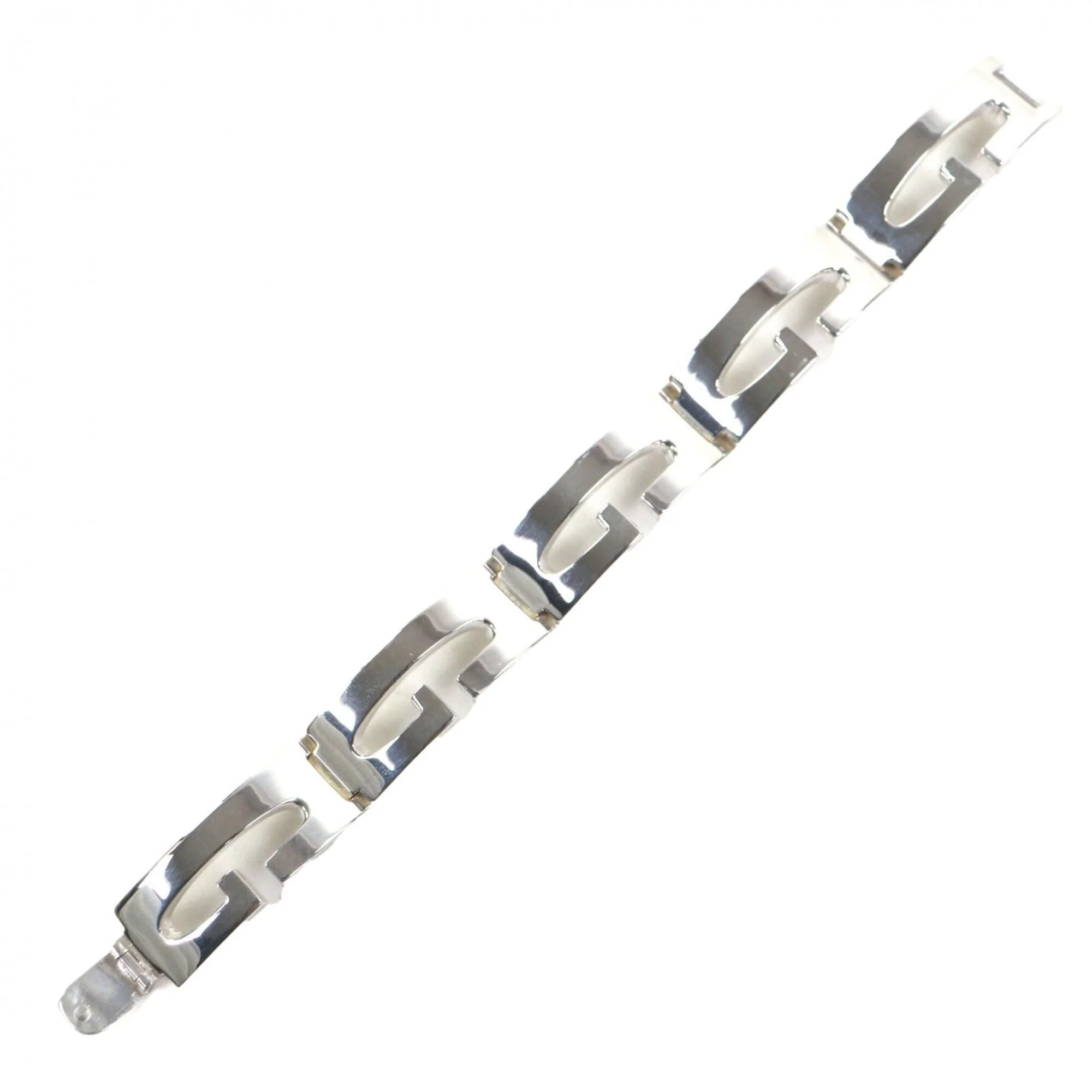 Vintage G Bracelet Sterling Silver Small - Image 3