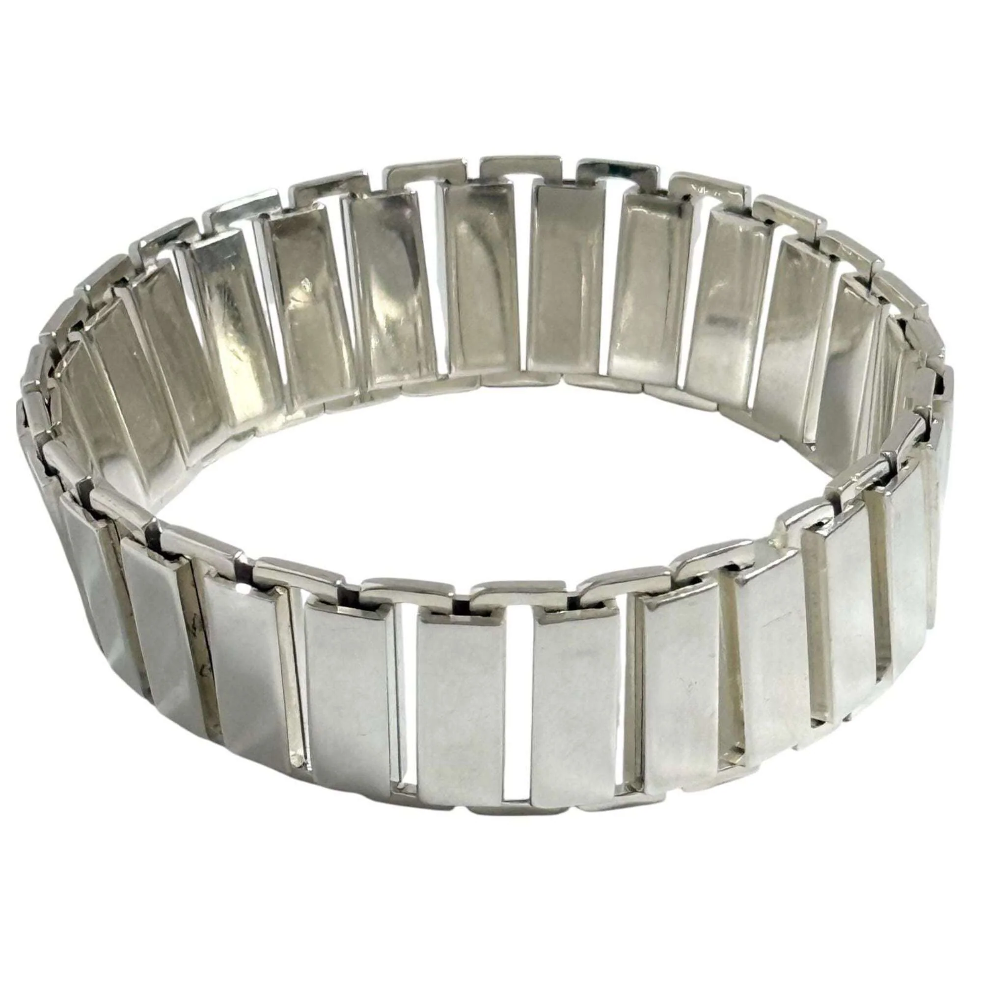 Wide Bracelet Sterling Silver