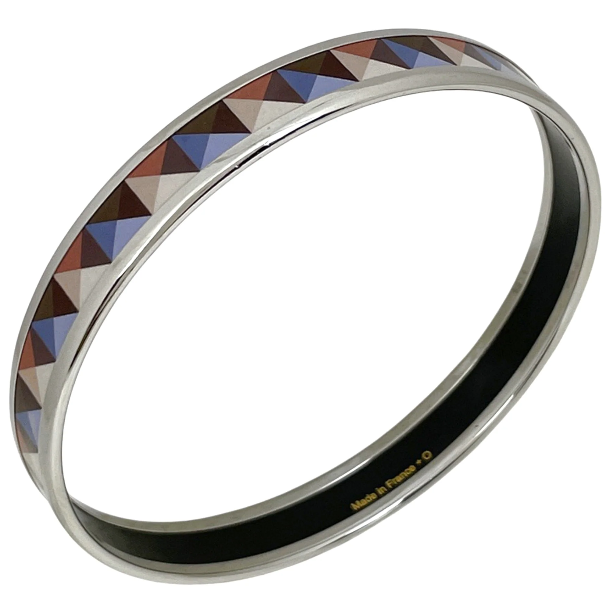 Bangle Bracelet Metal Silver Multi-color