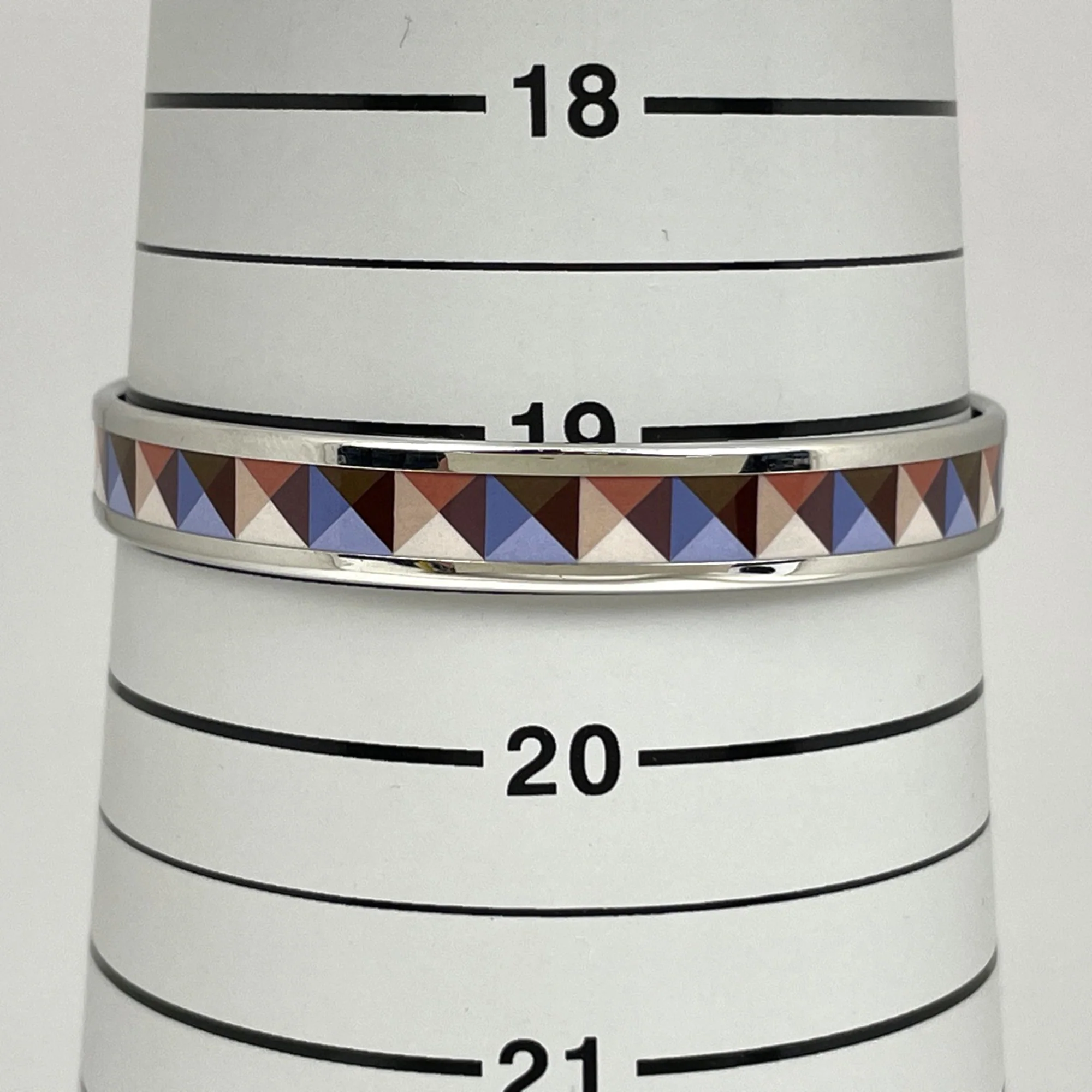 Bangle Bracelet Metal Silver Multi-color - Image 5