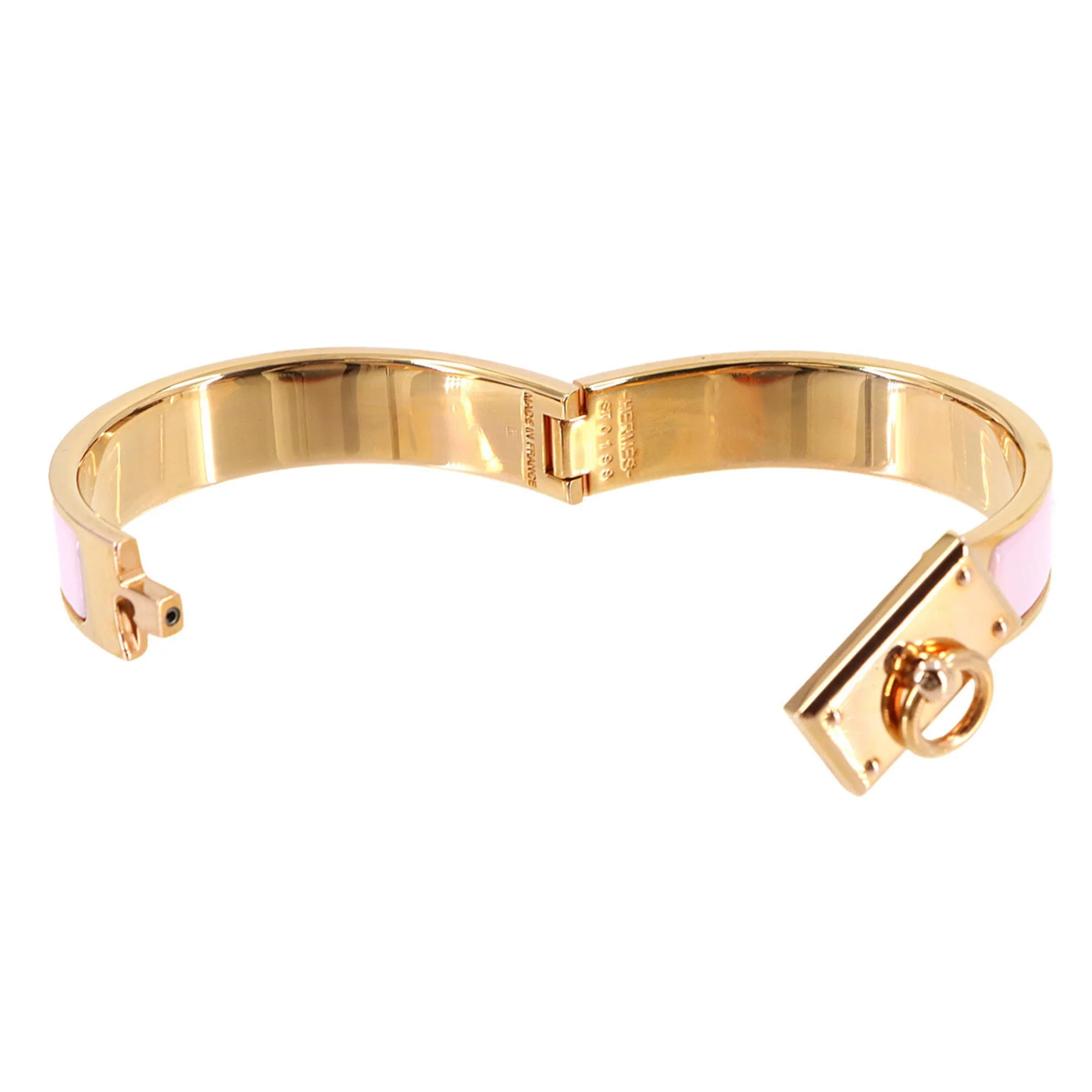 Bangle Pink Gold and Rose Dragee Bracelet - Image 4