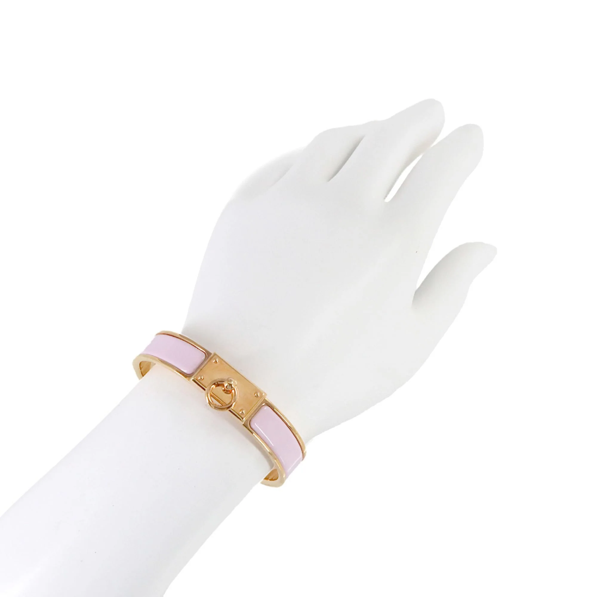 Bangle Pink Gold and Rose Dragee Bracelet - Image 6