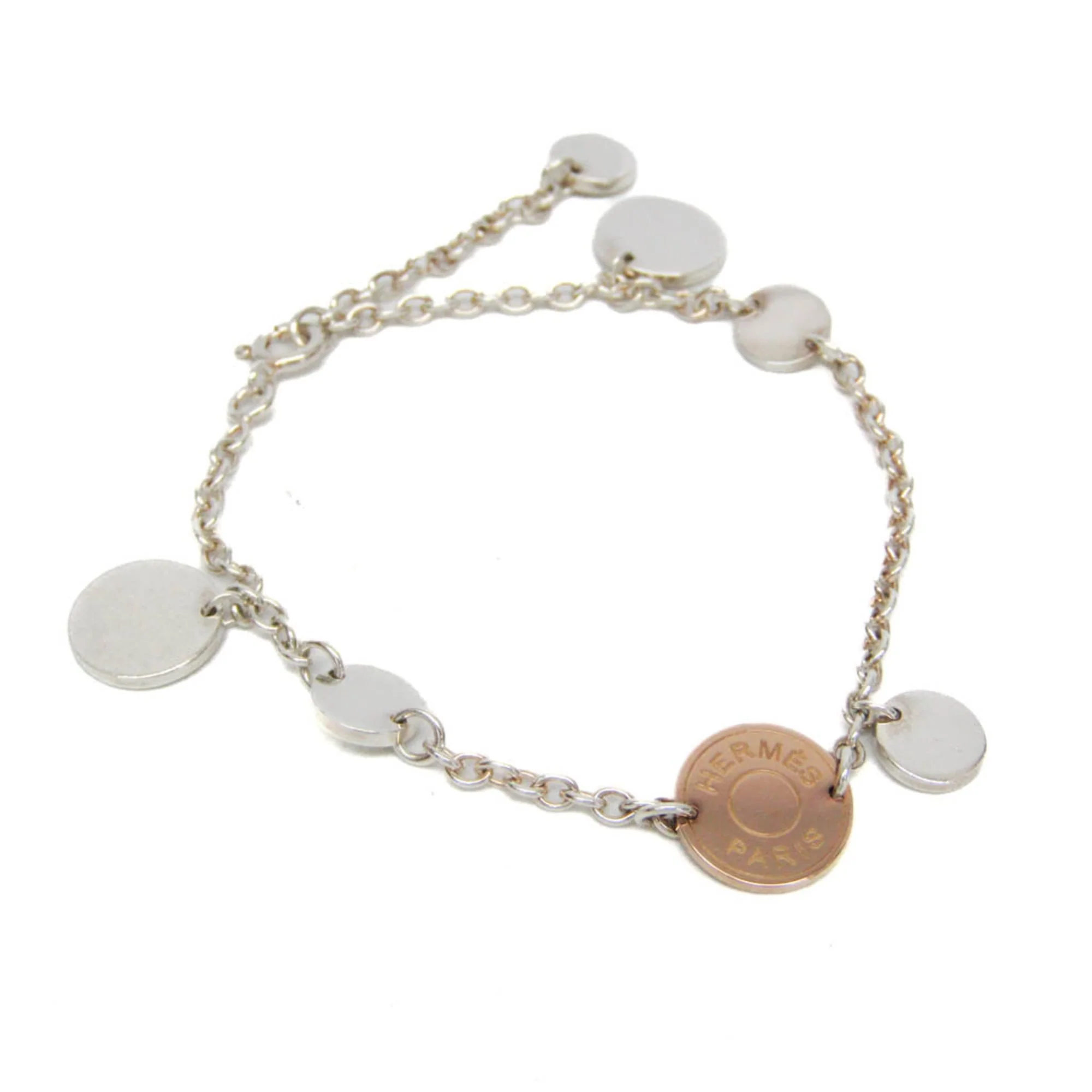 Bracelet 18K Rose Gold and Sterling Silver