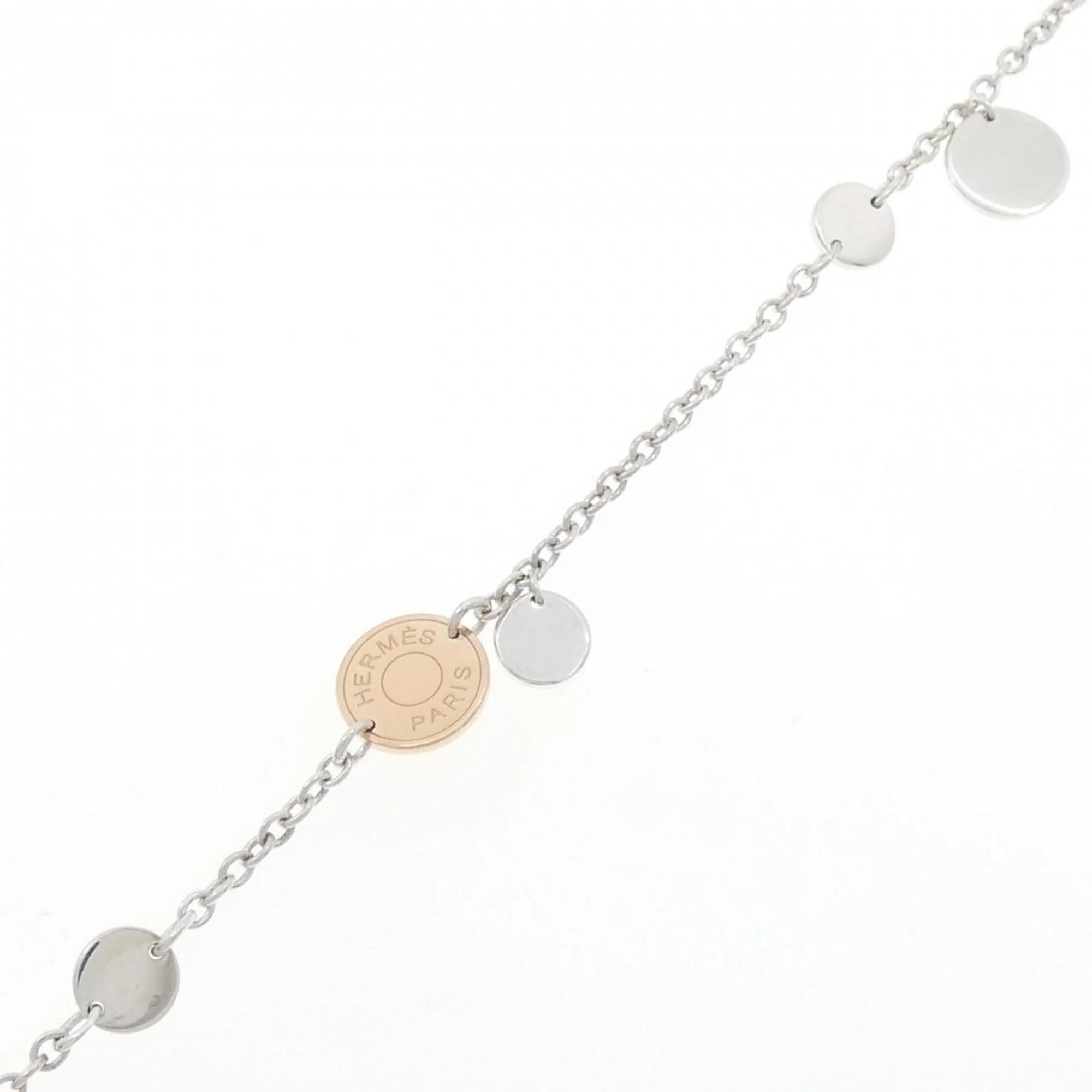 Bracelet 18K Rose Gold and Sterling Silver
