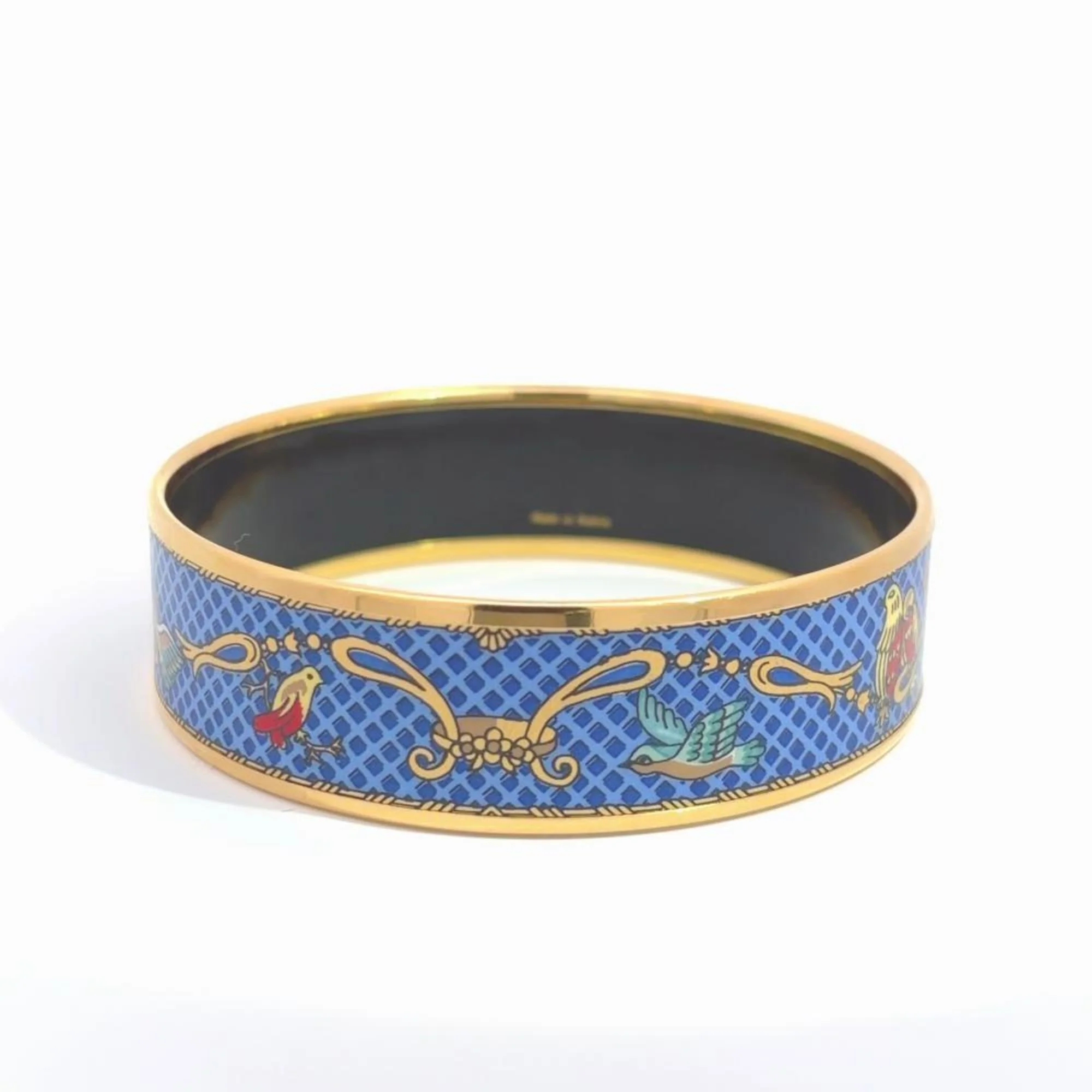 Bracelet CloisonnŽ and Enamel Blue and Gold - Image 3