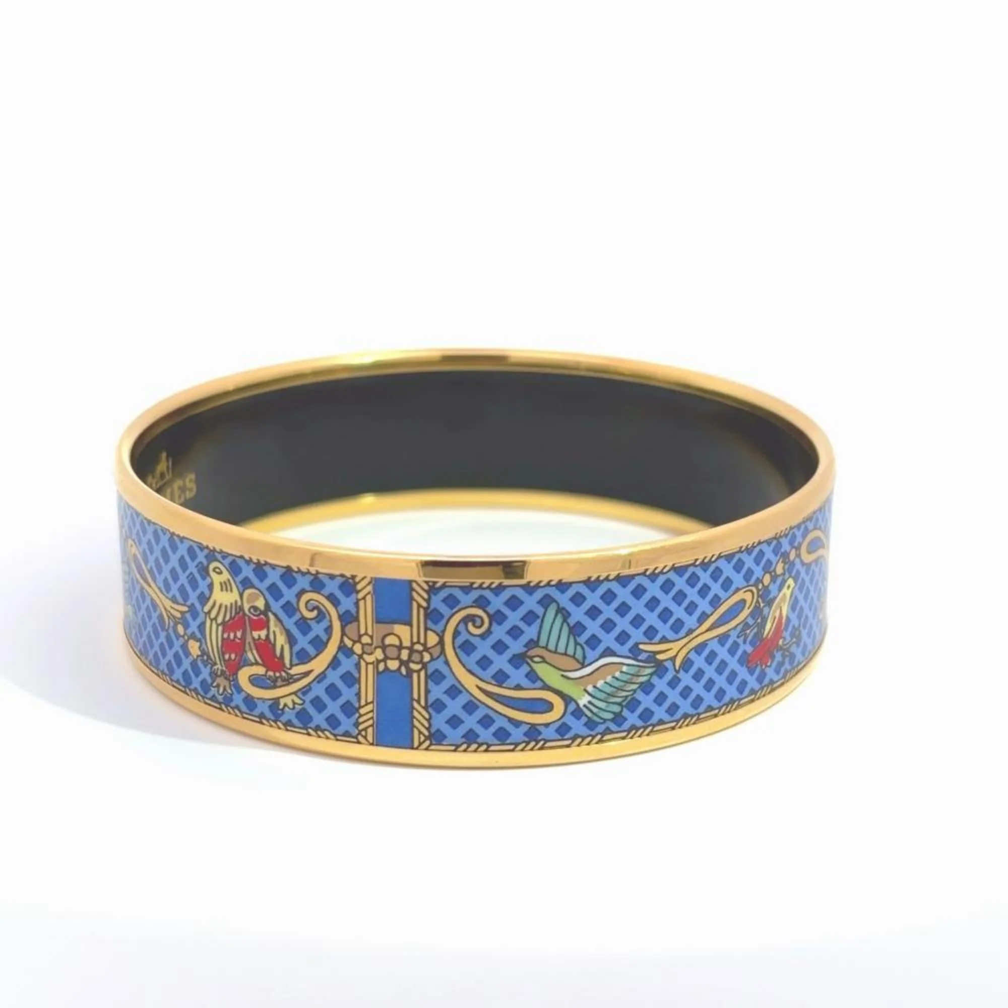 Bracelet CloisonnŽ and Enamel Blue and Gold - Image 4