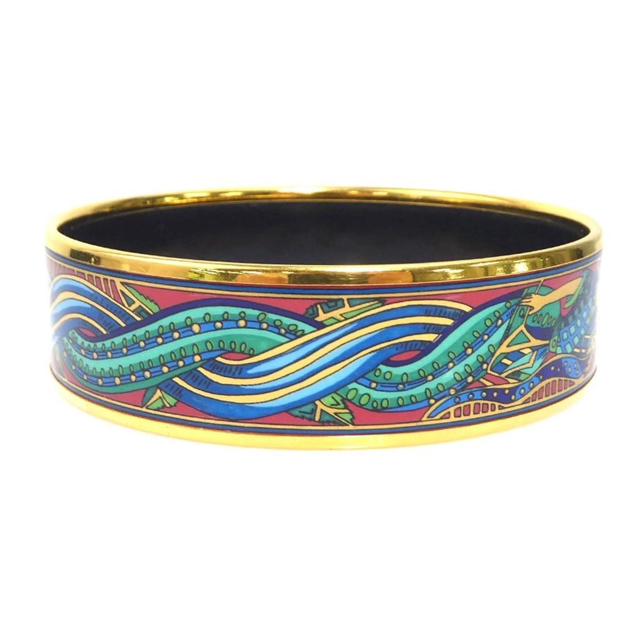 Bracelet Enamel and Metal Gold Multi-color - Image 2