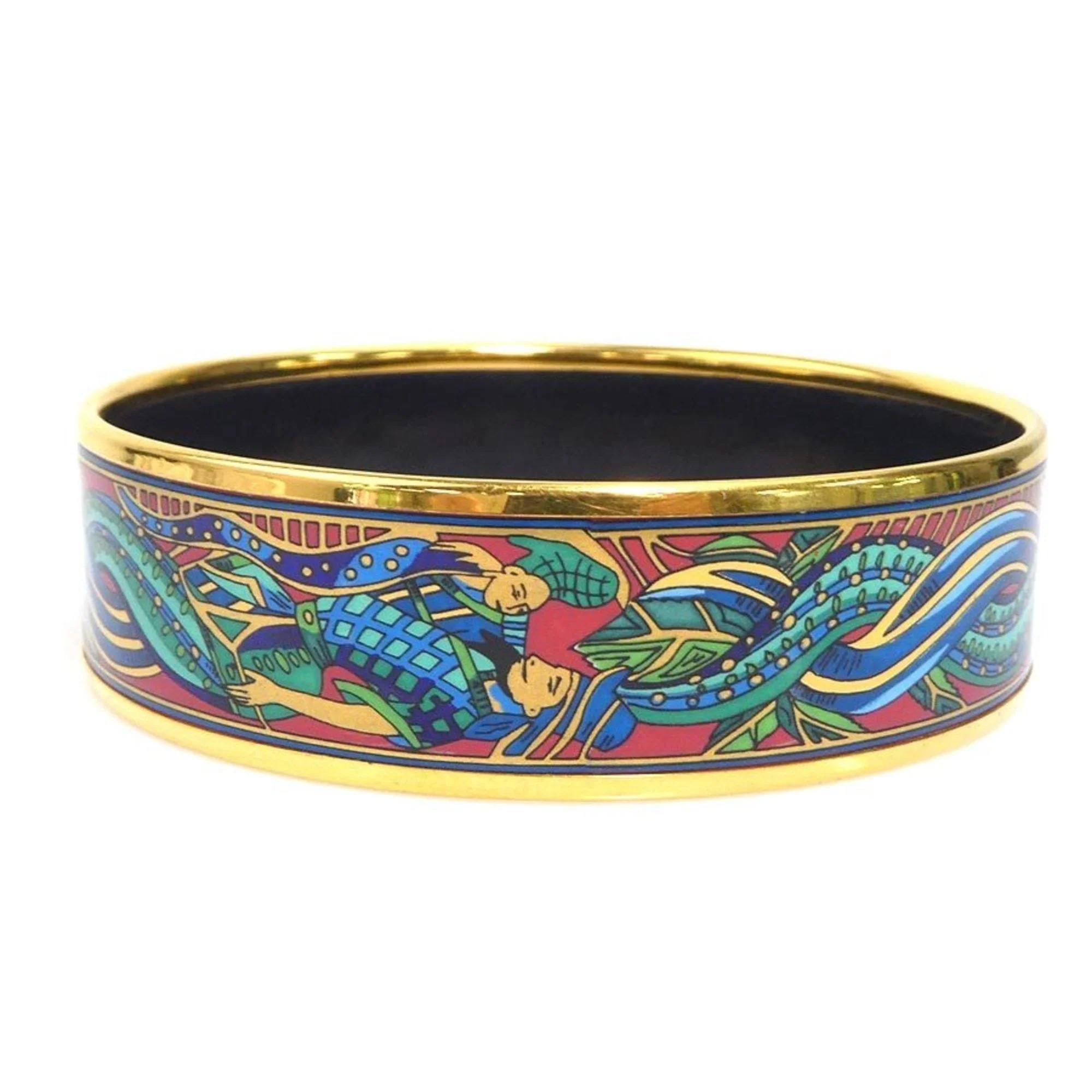 Bracelet Enamel and Metal Gold Multi-color - Image 3
