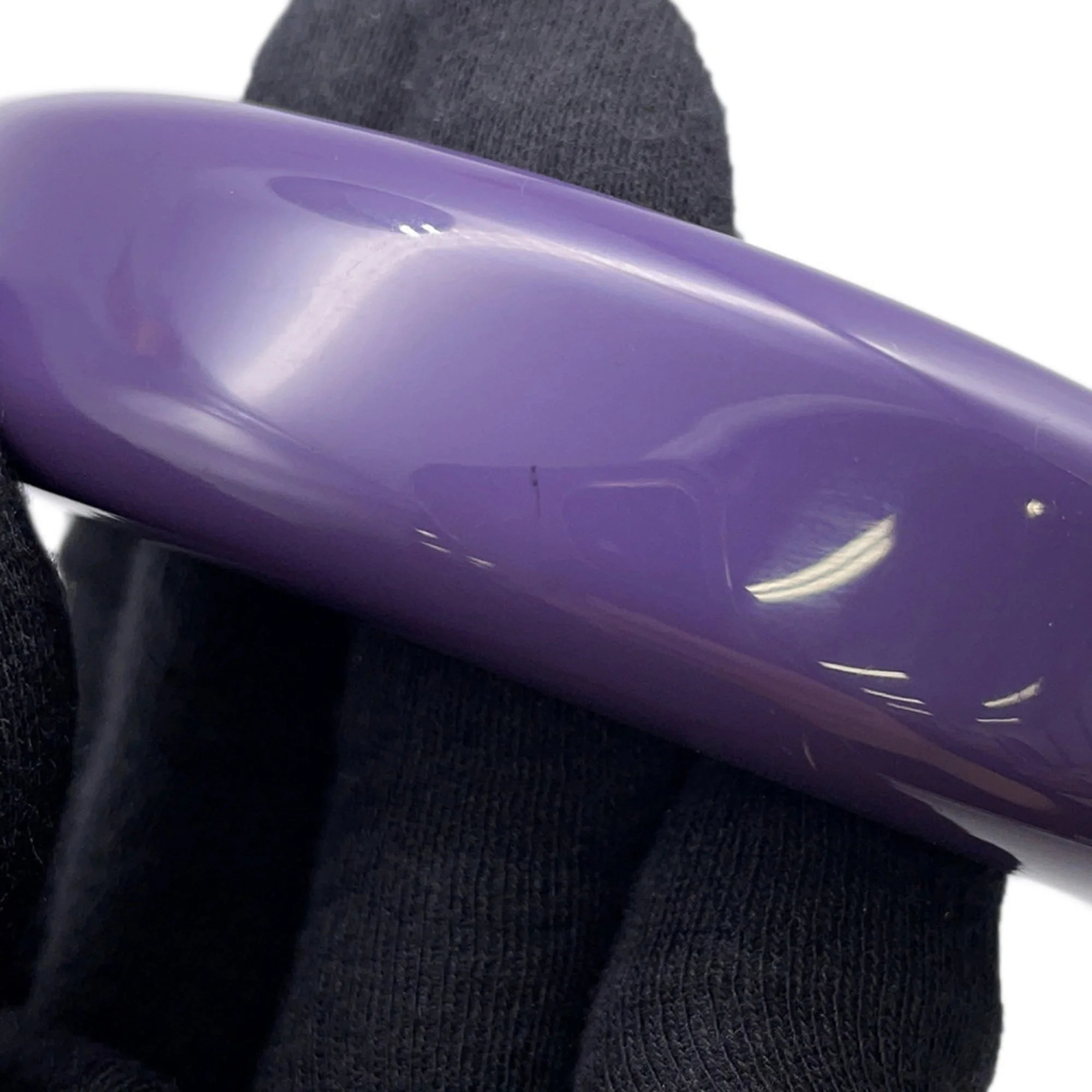 Bracelet Lacquer and Wood Green Purple - Image 8