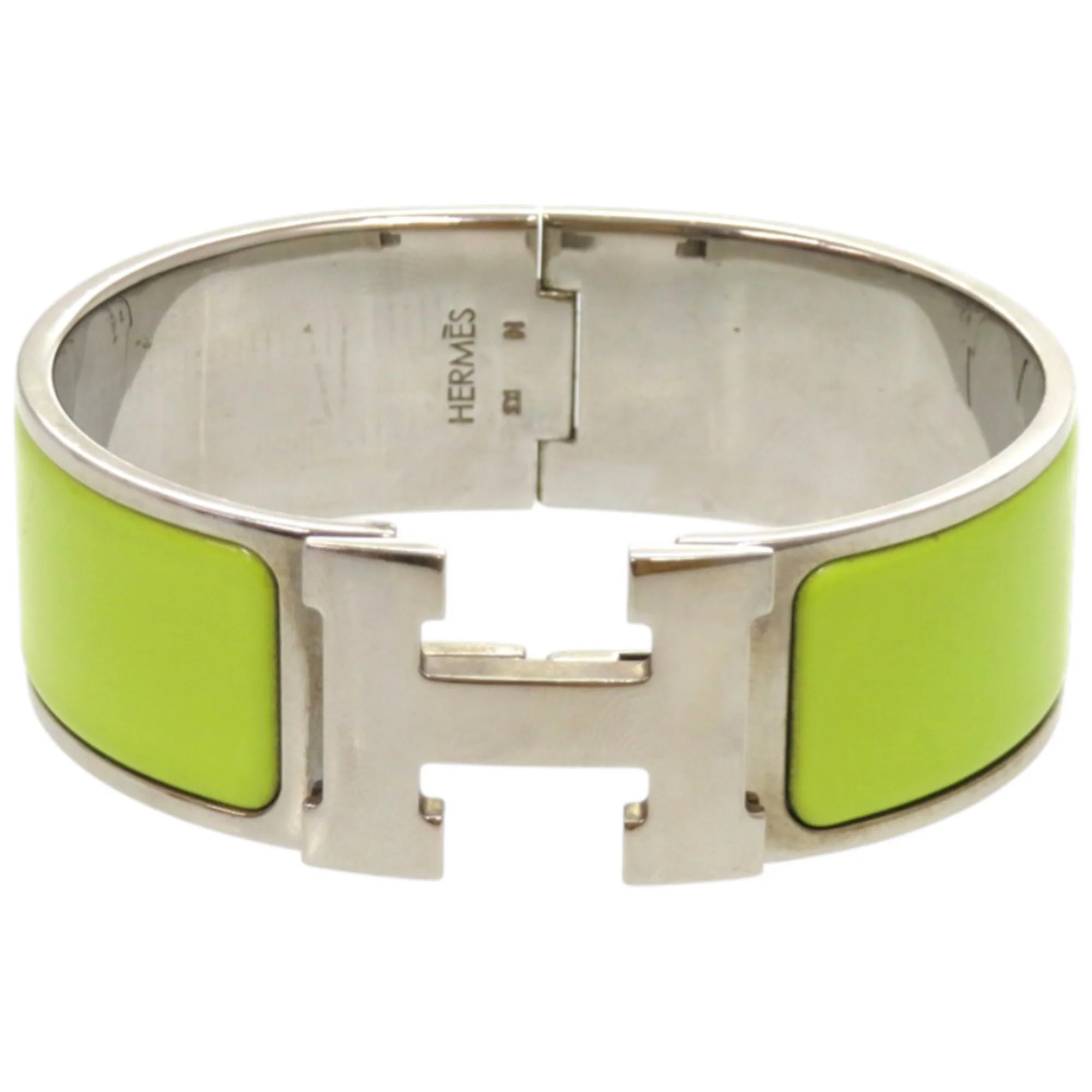 Bracelet Metal Green and Silver