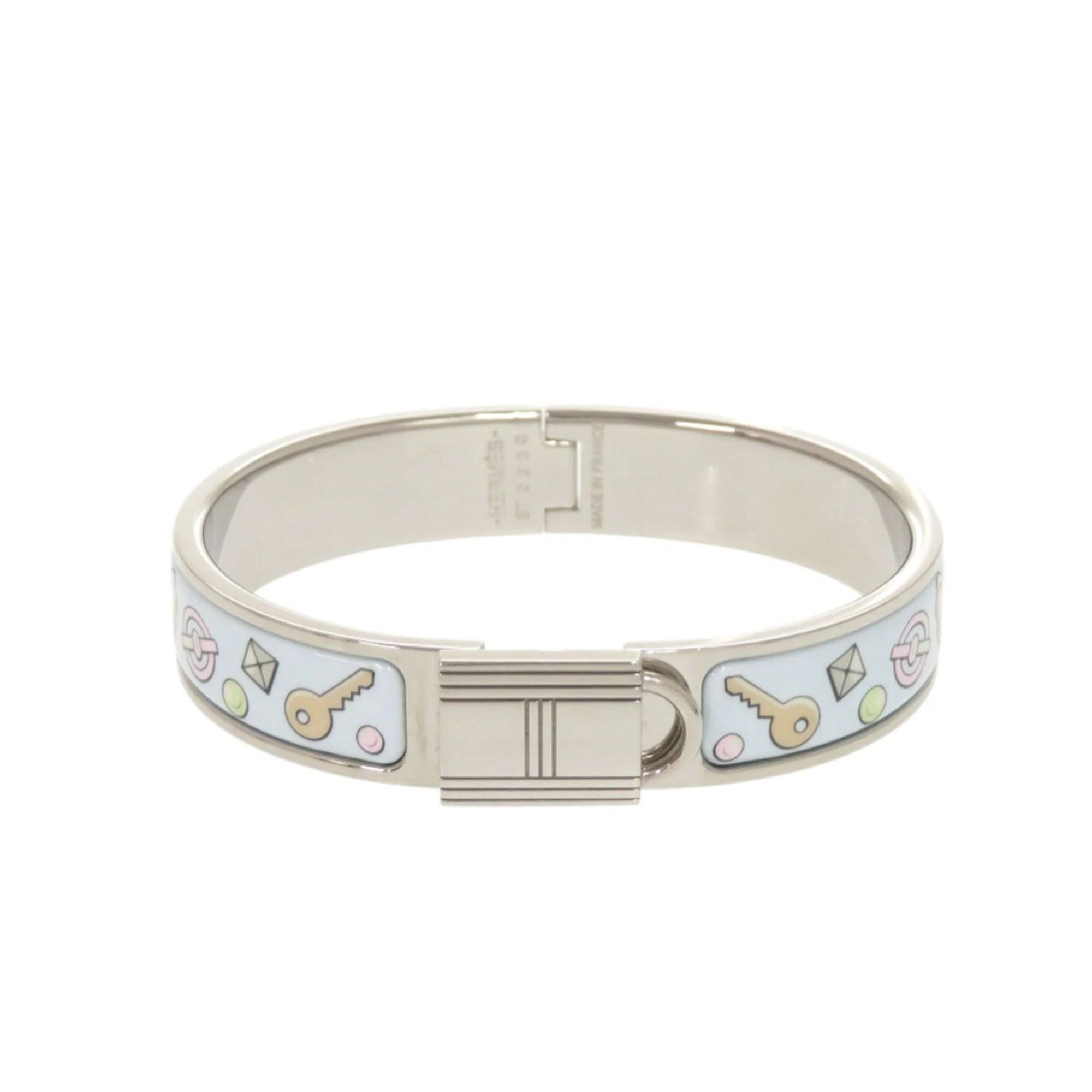 Bracelet Metal Light Blue and Silver