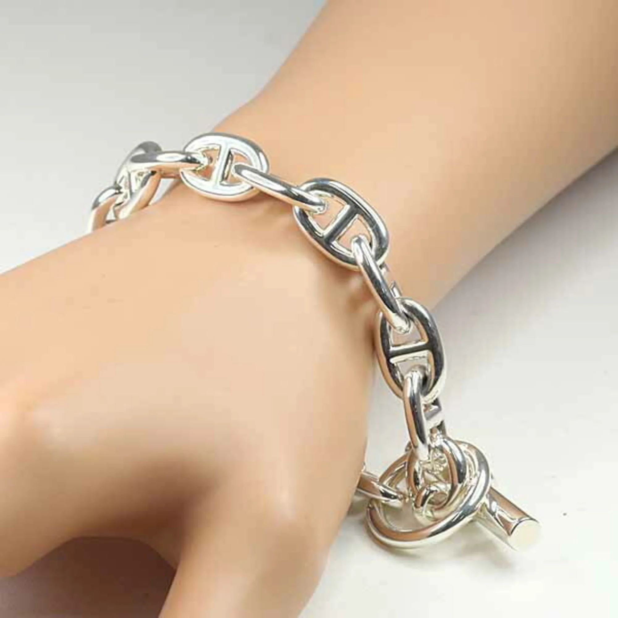 Chaine d'Ancre Bracelet MM 16 Links Sterling Silver - Image 6