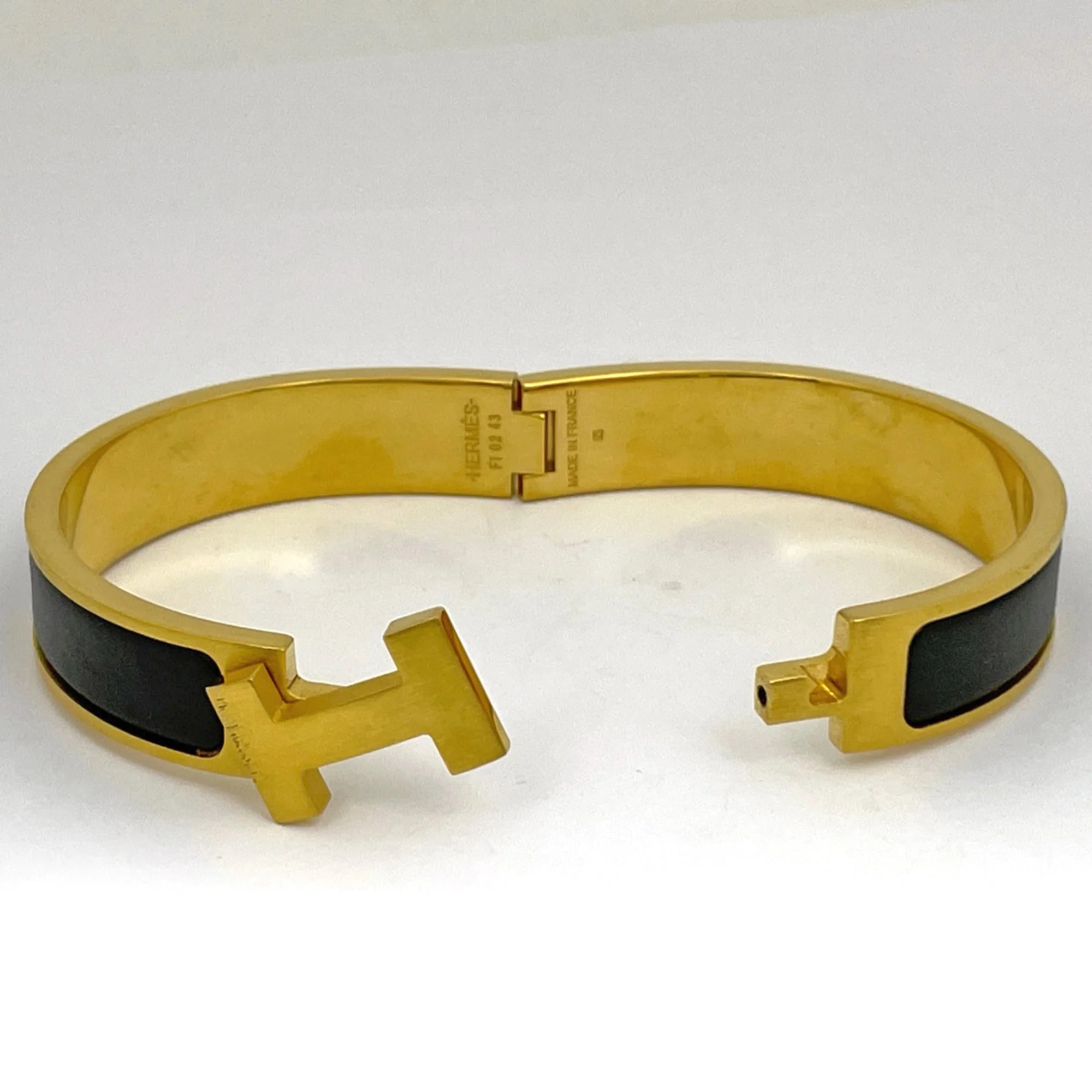 Clic H Bracelet Enamel and Gold - Image 2