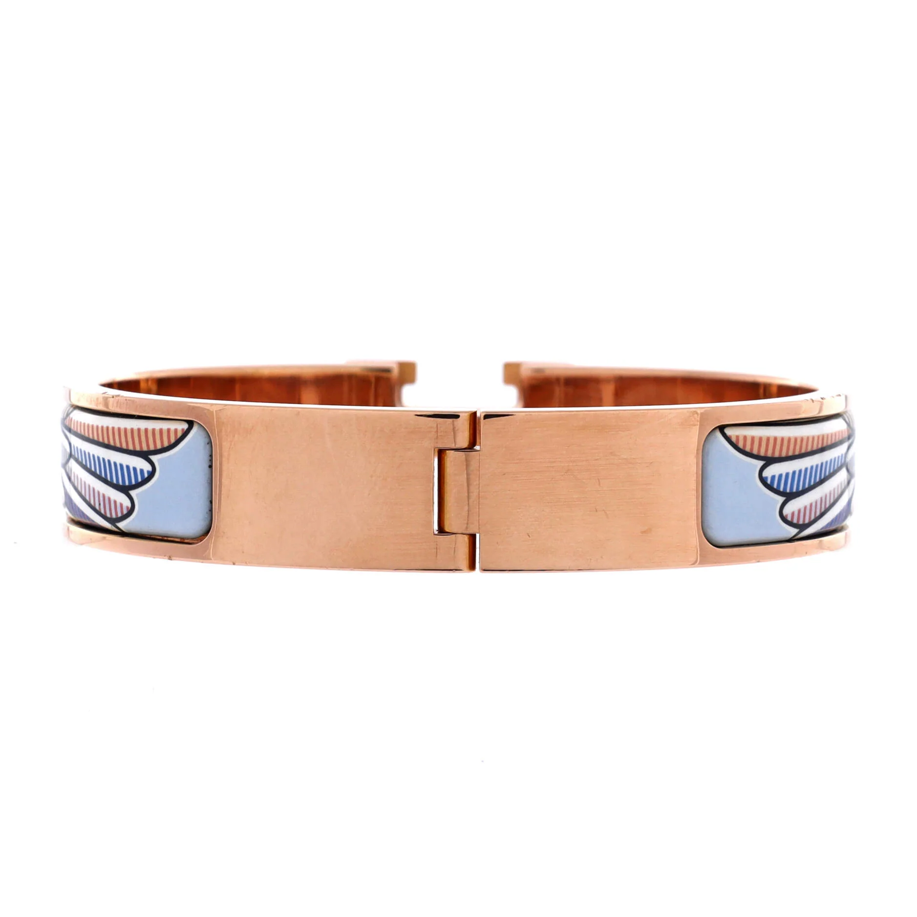 Clic H Bracelet Printed Enamel Narrow - Image 2