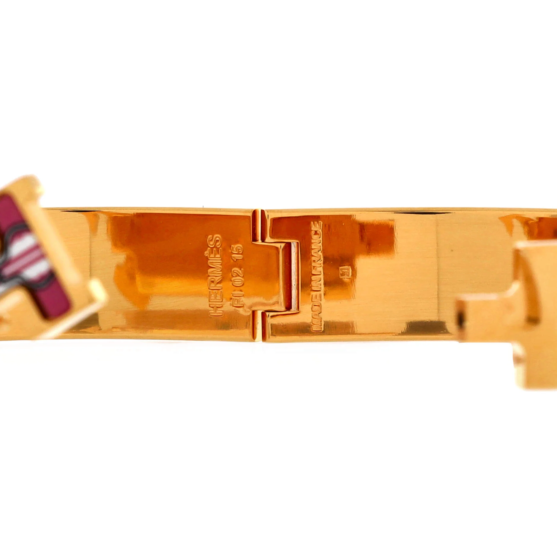 Clic H Bracelet Printed Enamel Narrow - Image 3