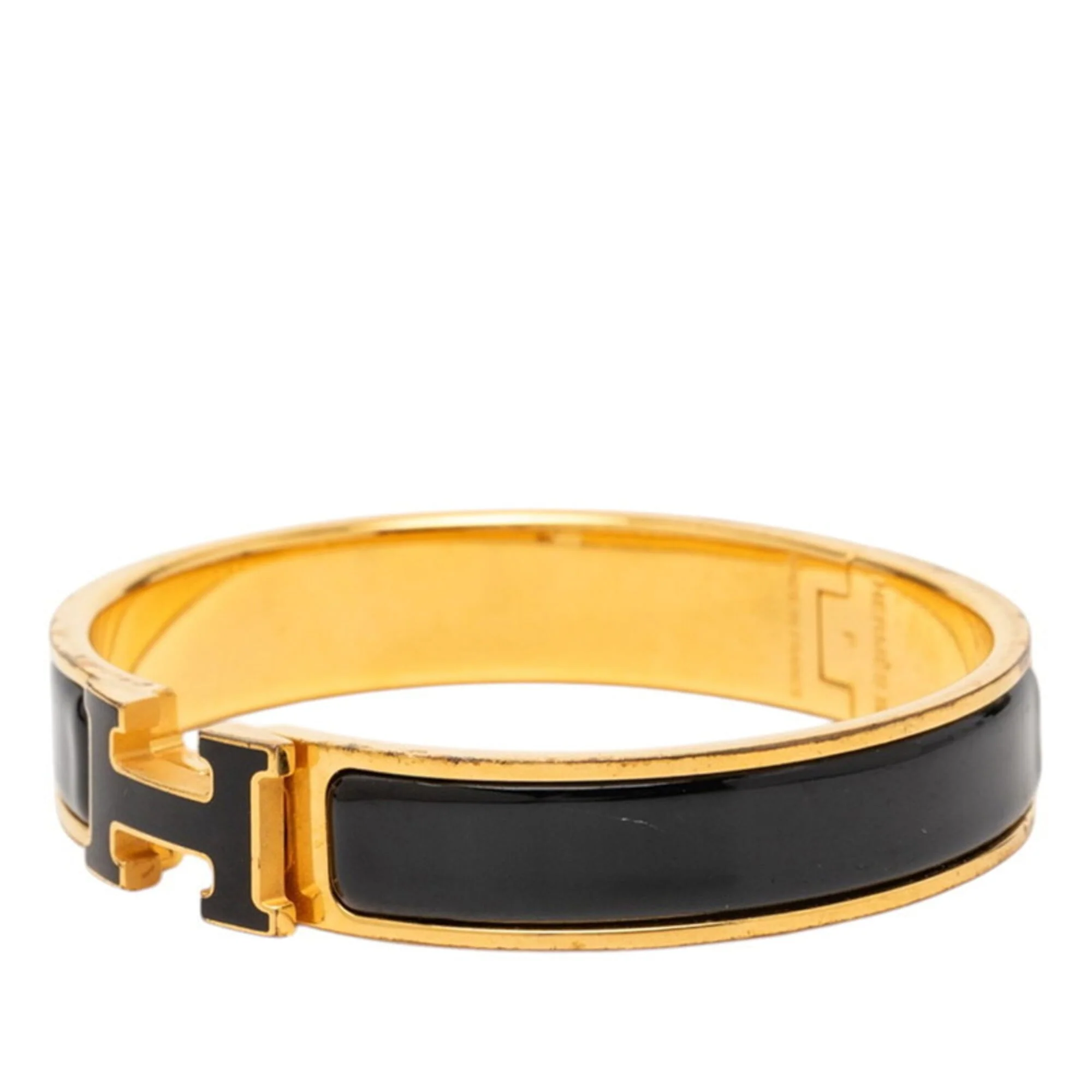 Click H Bracelet Black and Gold - Image 2