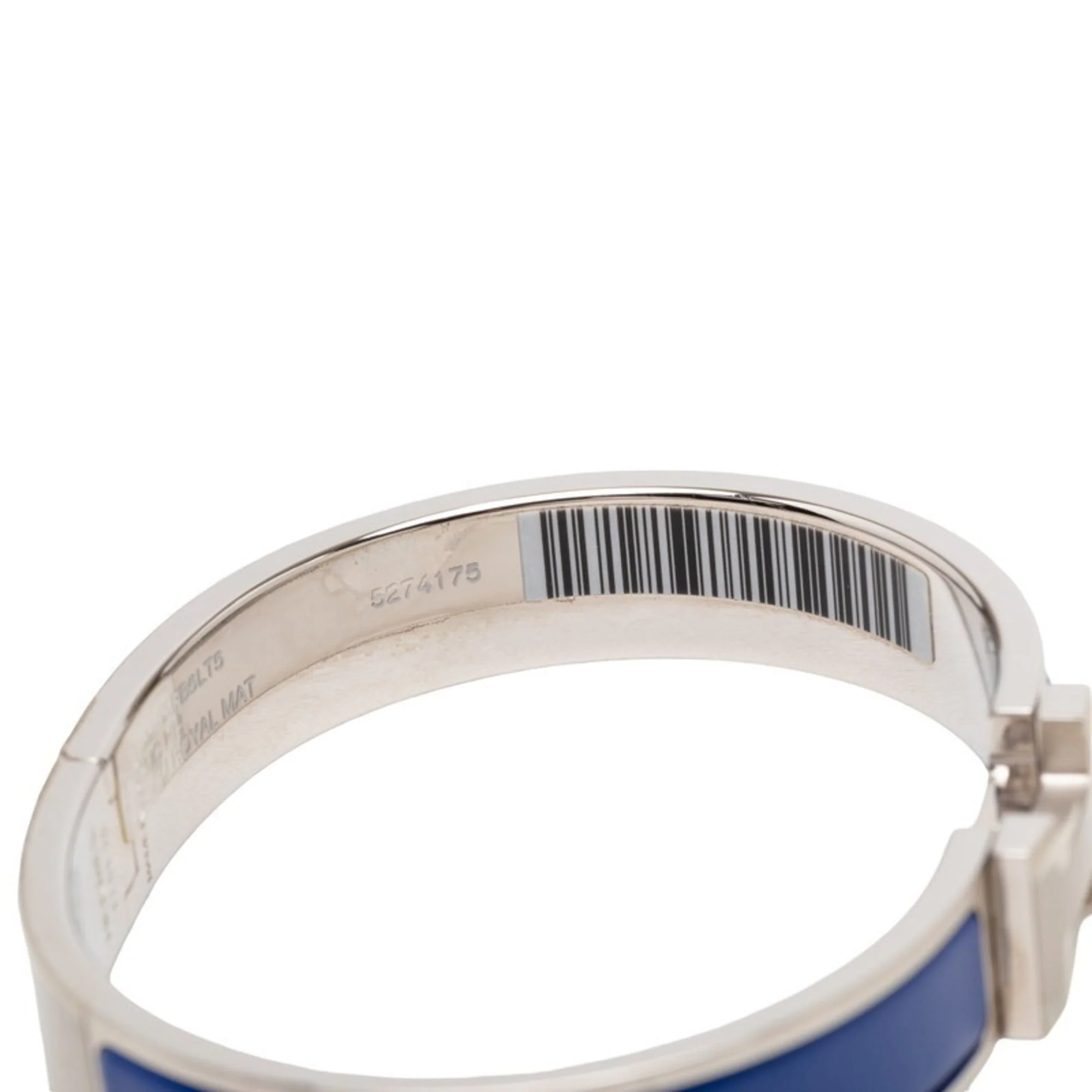 Click H Bracelet Silver and Blue Metal - Image 4
