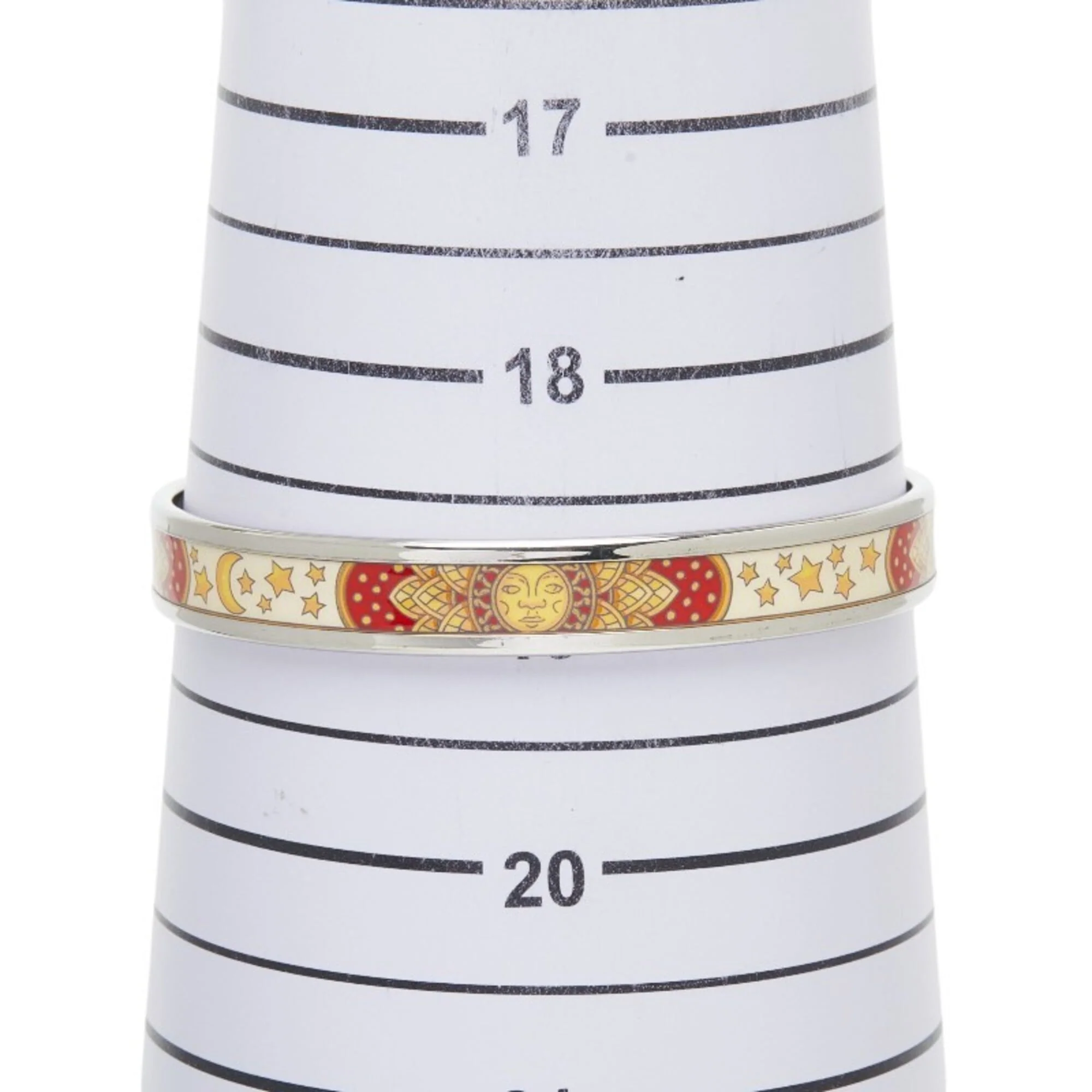 Cloisonné Bracelet Metal Red Silver Yellow - Image 6
