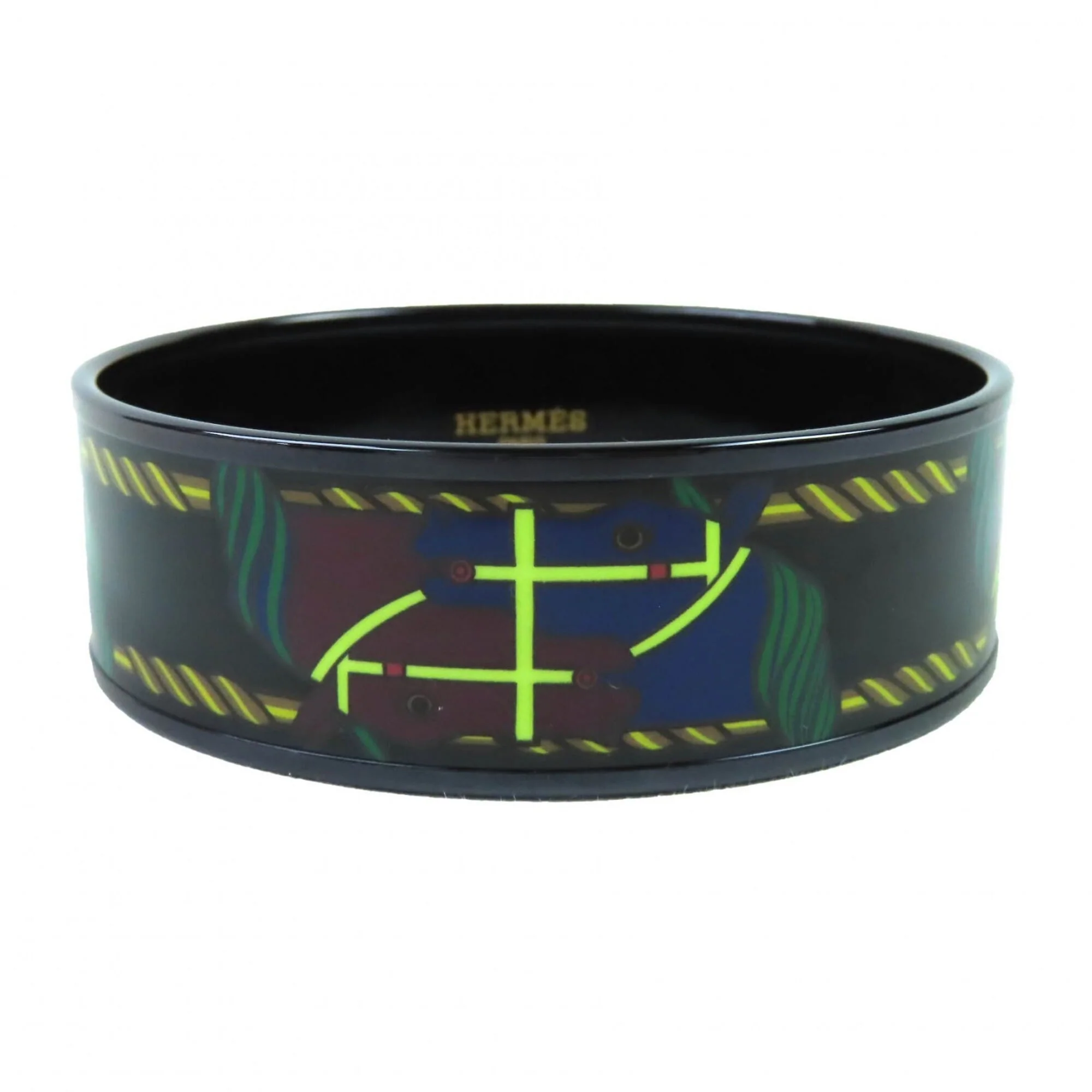Email GM Click HH Bandana Bracelet Black and Multicolor