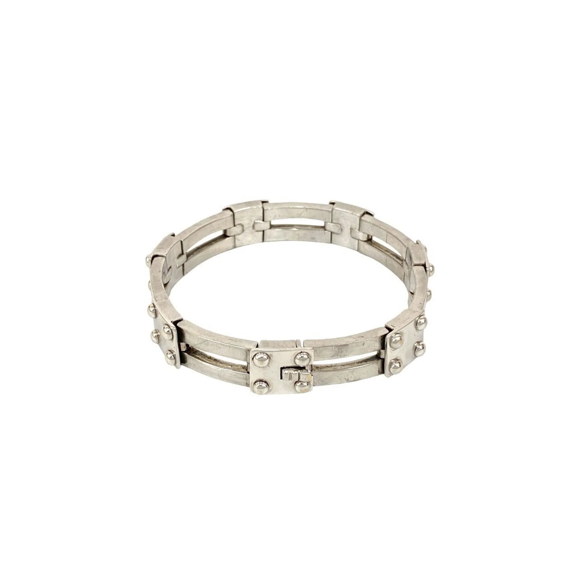 Gate Motif Bracelet Sterling Silver