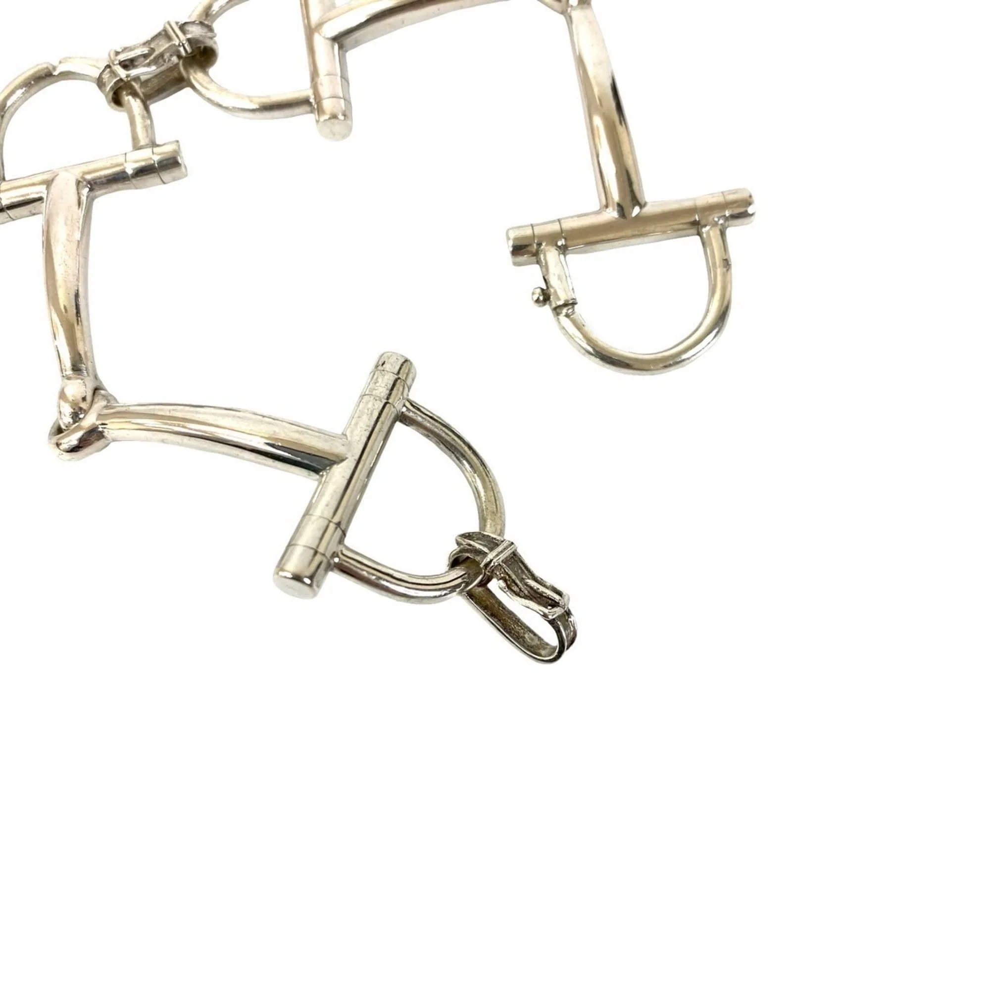 Horsebit Belt Bracelet Sterling Silver - Image 4