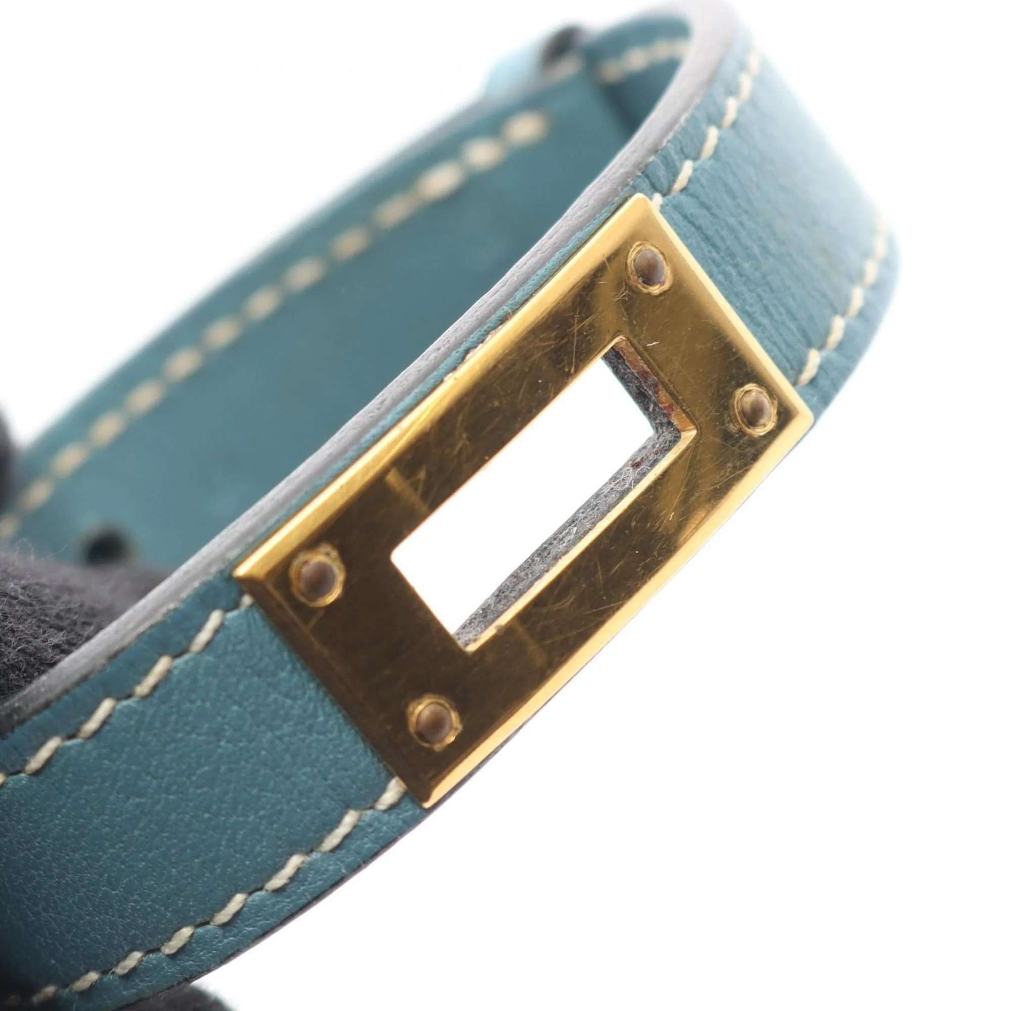 Kelly Bracelet Leather Blue - Image 7