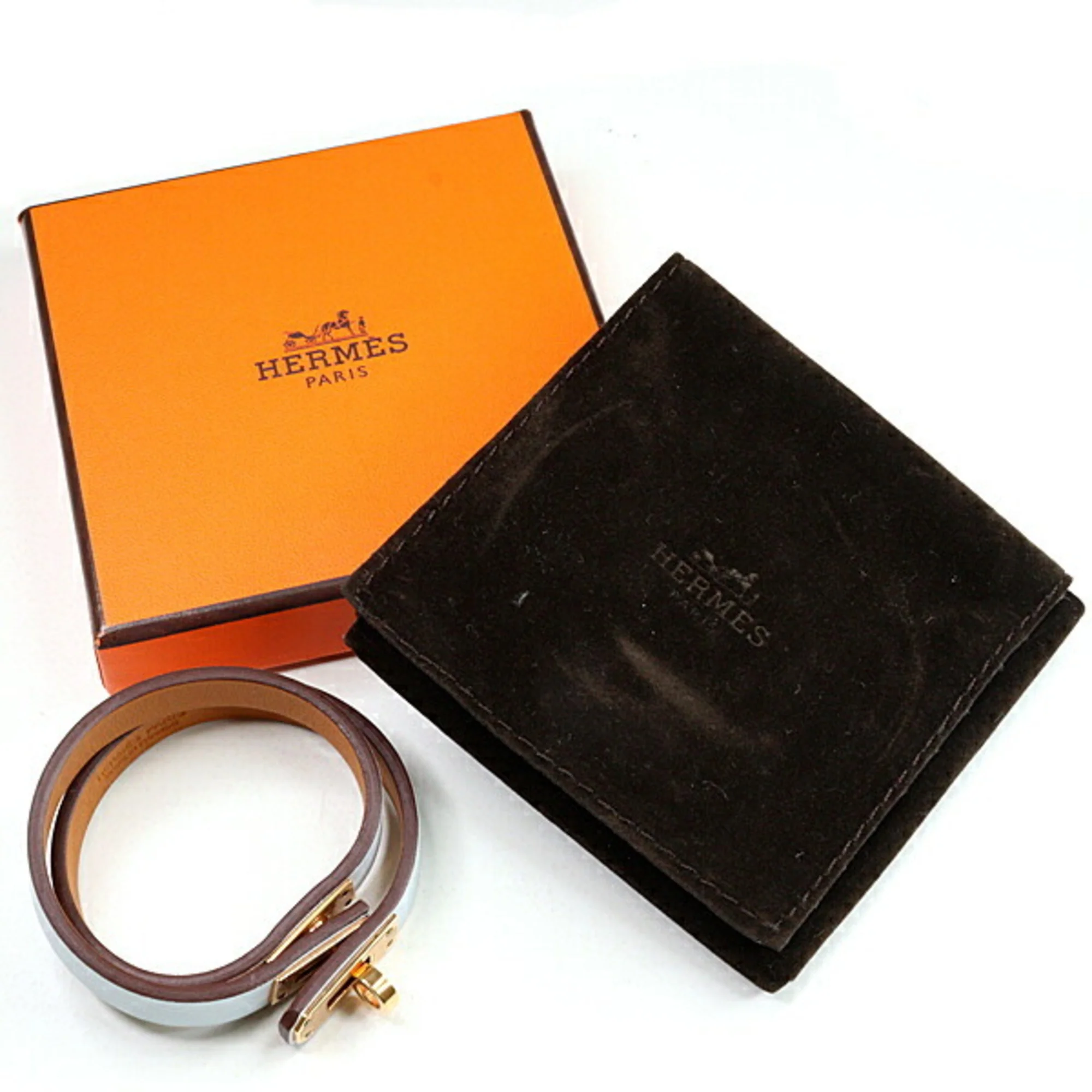 Kelly Bracelet Swift Leather and Metal Mini - Image 2