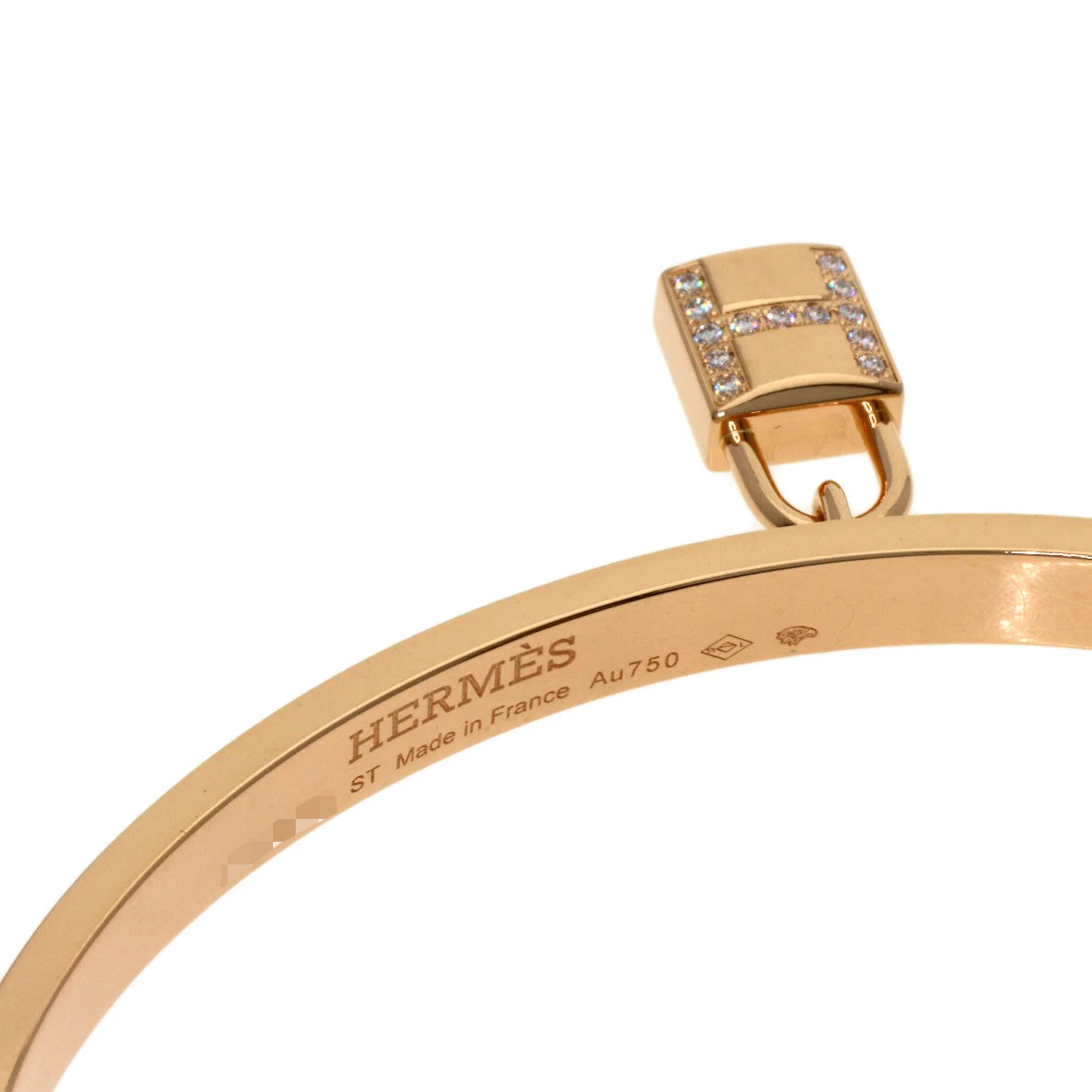 Kelly Clochette Bracelet 18K Rose Gold with Diamond - Image 4