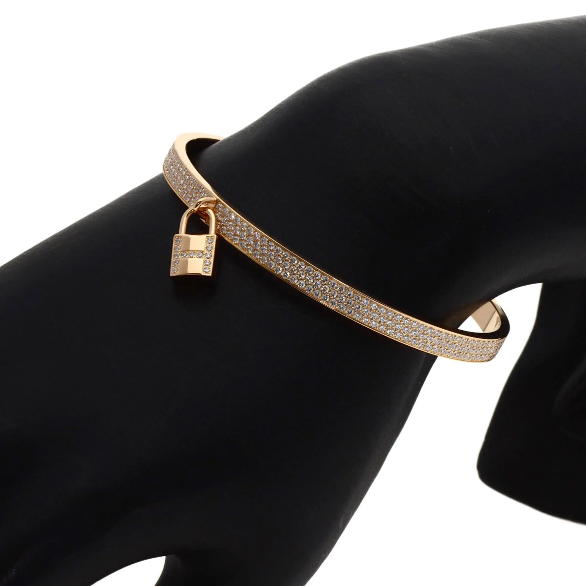 Kelly Clochette Bracelet 18K Rose Gold with Diamond - Image 5