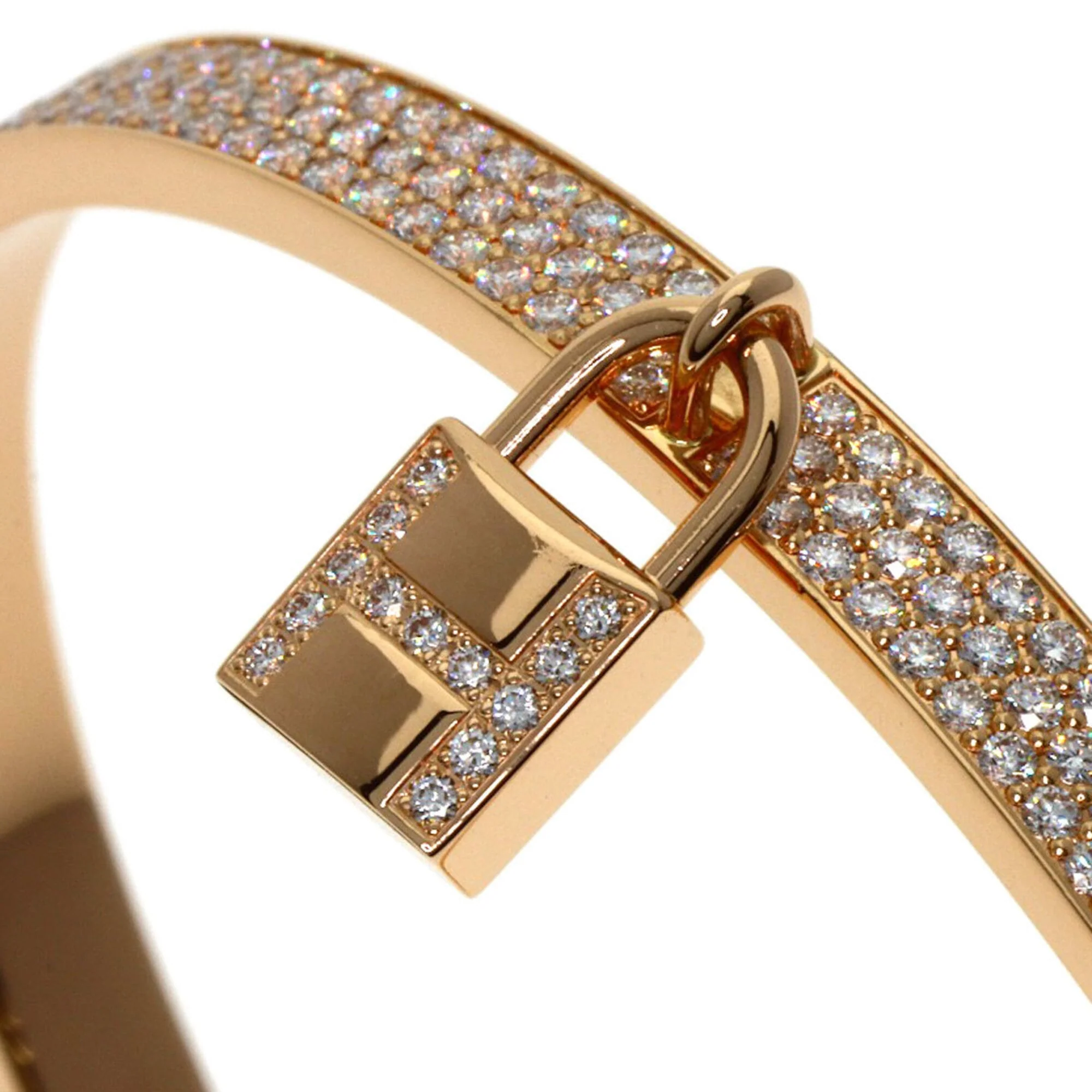 Kelly Clochette Bracelet 18K Rose Gold with Diamond - Image 7