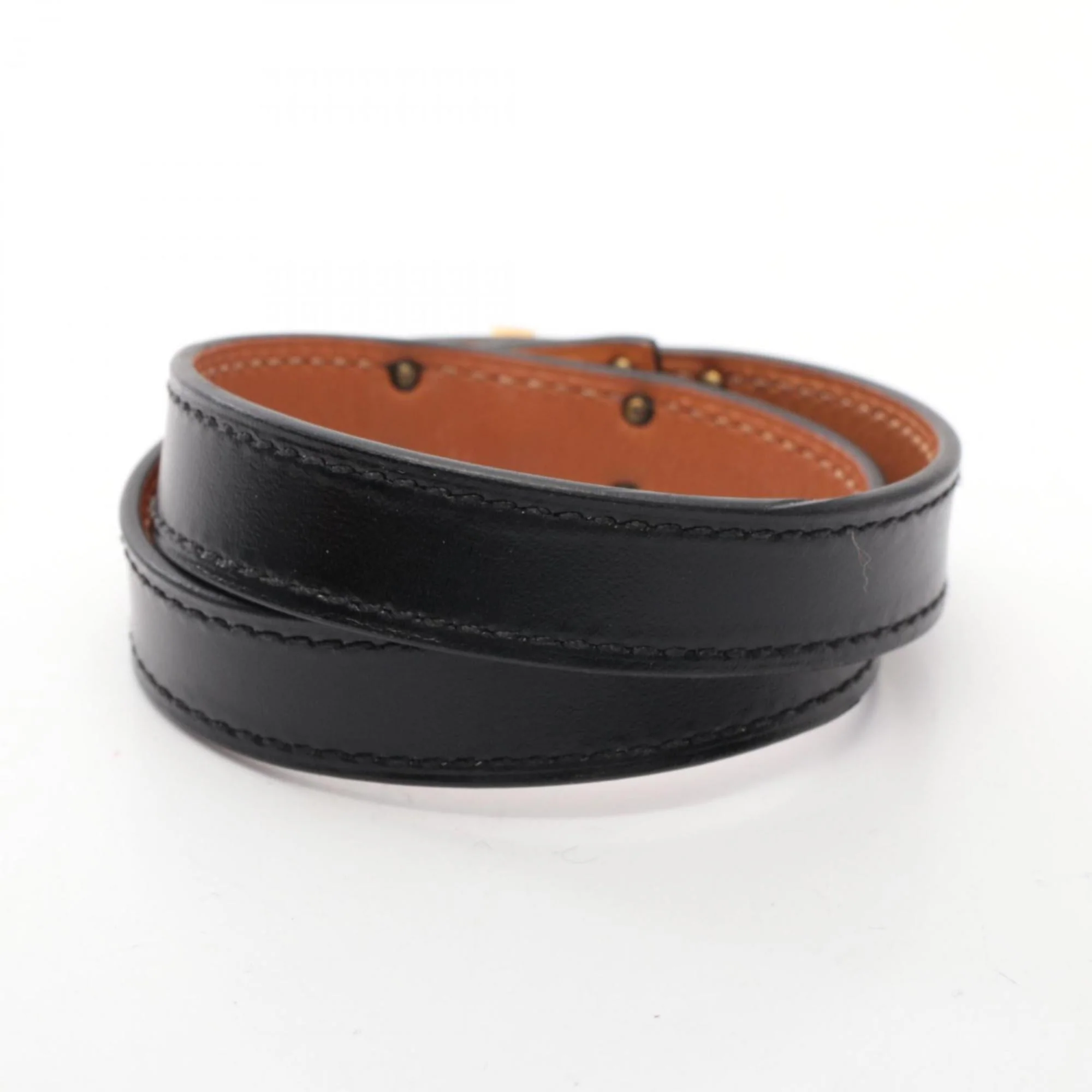 Kelly Double Tour Bracelet Box Calf Leather Black - Image 2