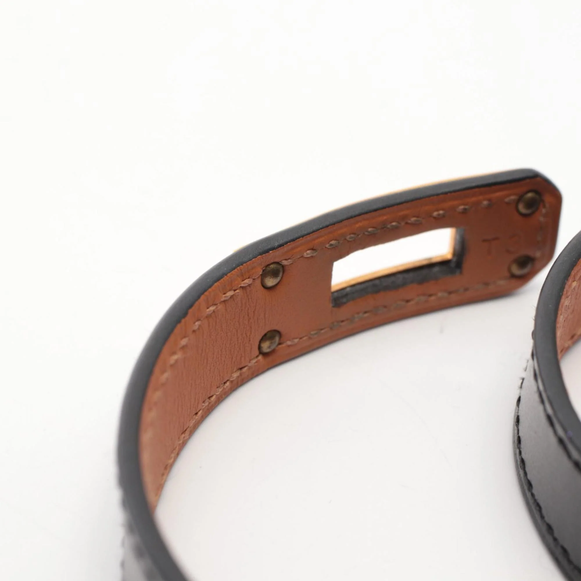Kelly Double Tour Bracelet Box Calf Leather Black - Image 8