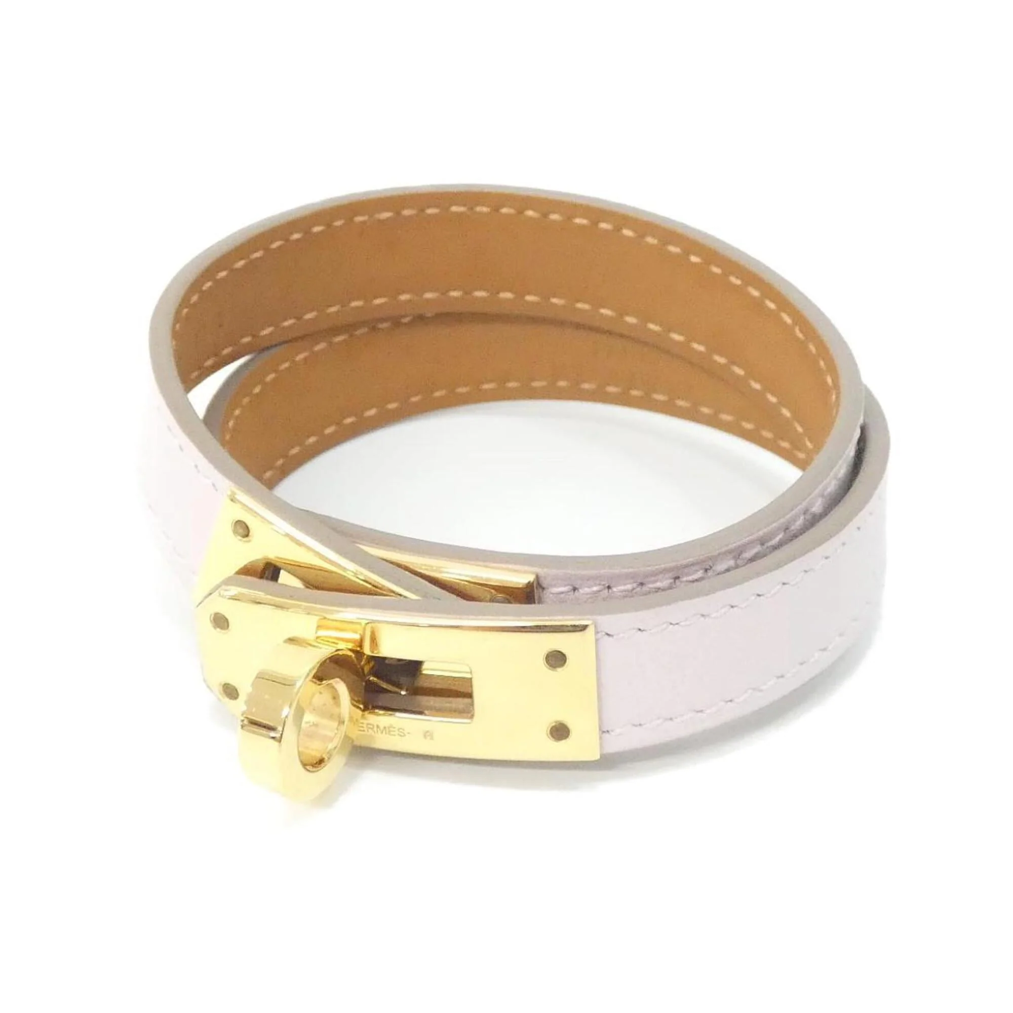 Kelly Double Tour Bracelet Swift Leather