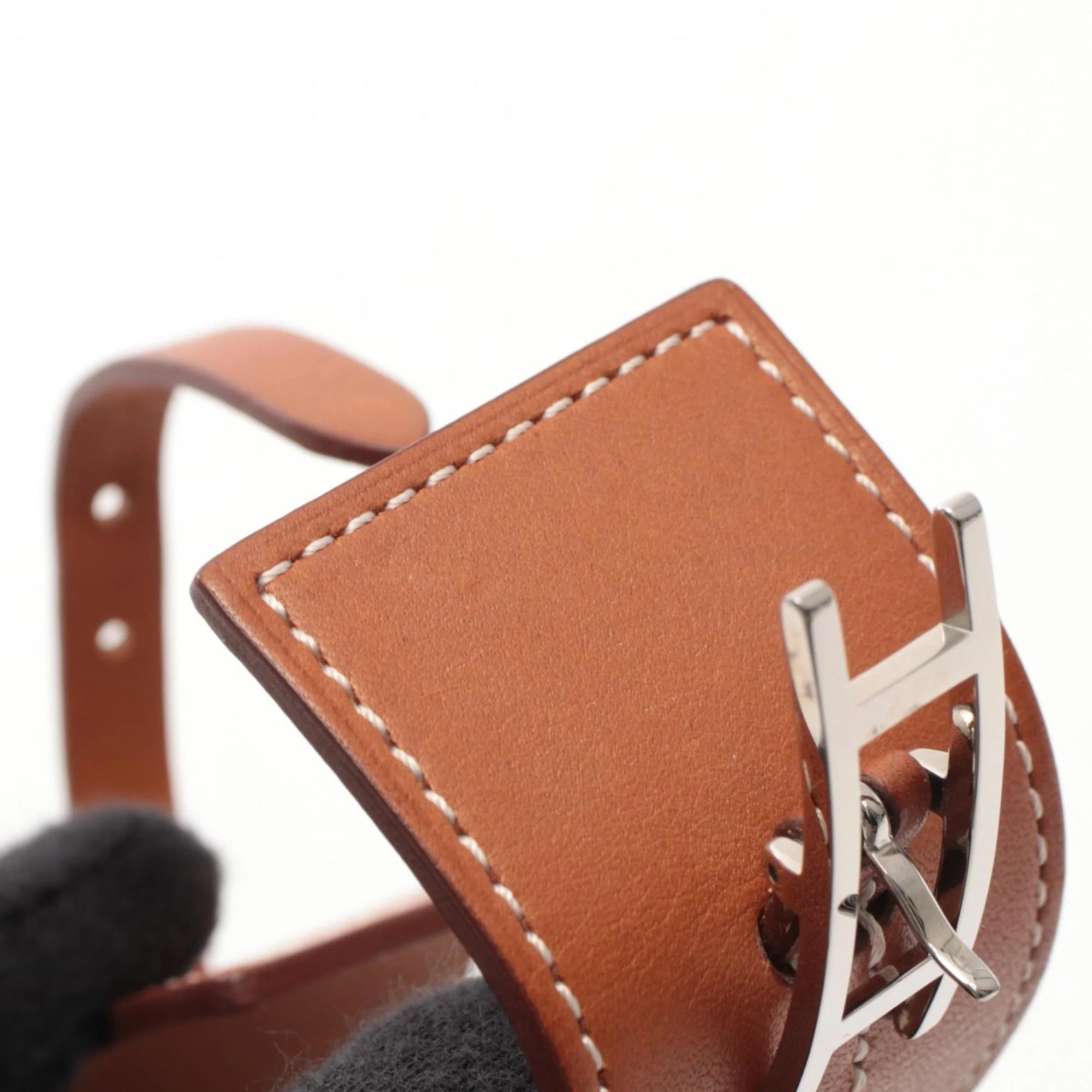 Leather Bangle Brown Bracelet - Image 9