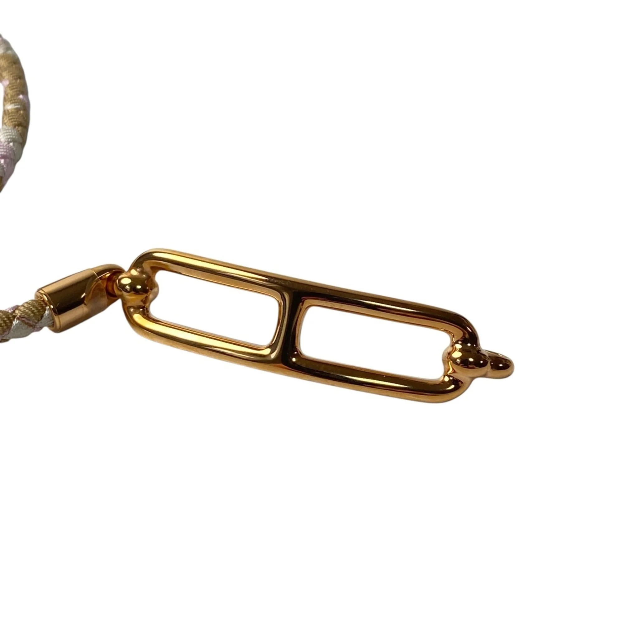 Luli Double Tour Bracelet Brown Gold Pink - Image 8