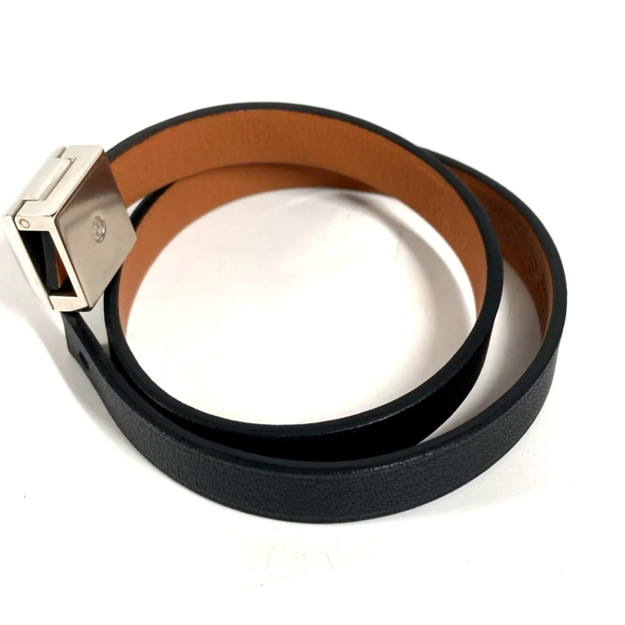 Medor Infinie Double Tour Bracelet Leather Black - Image 3